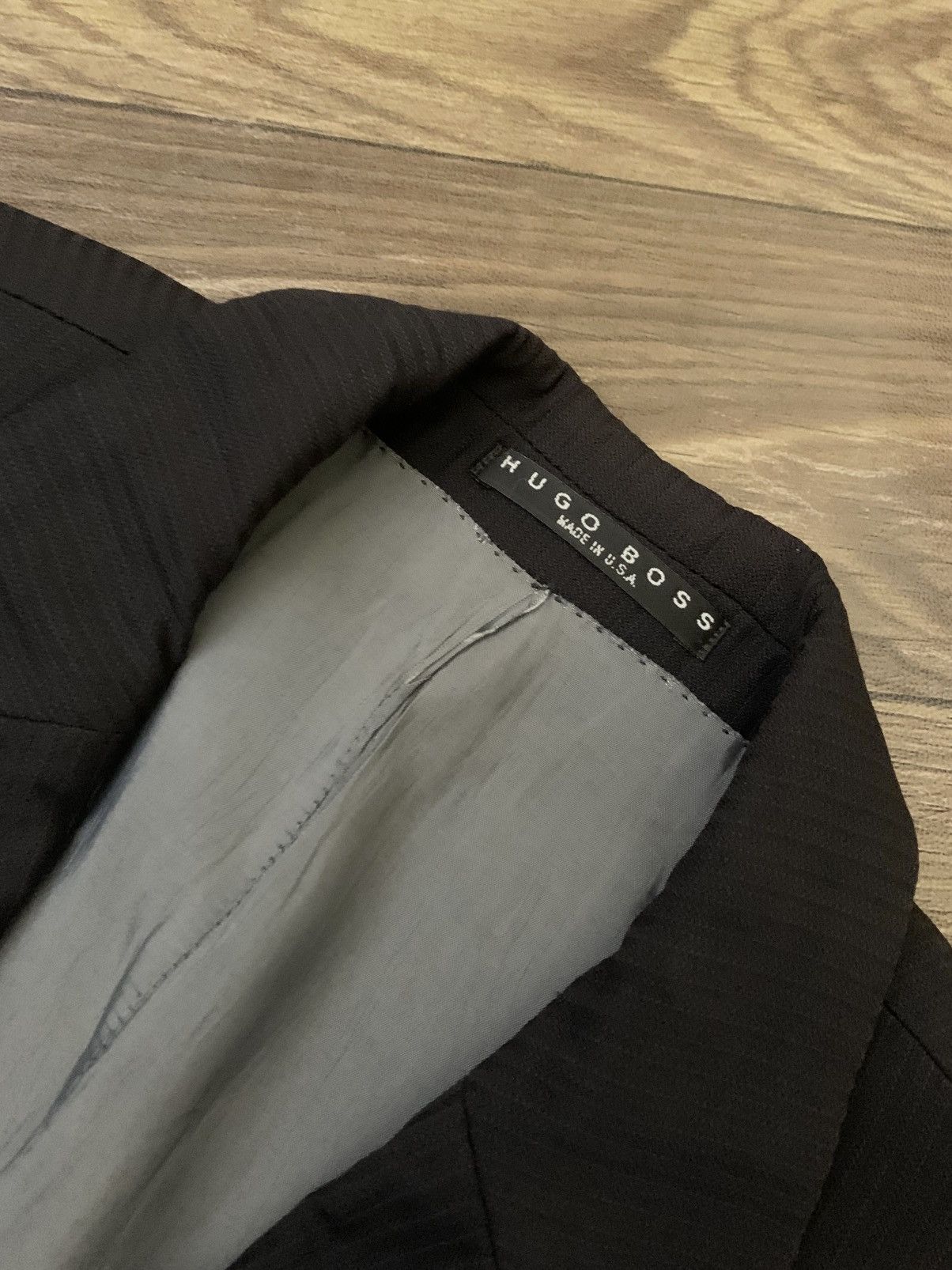 Hugo Boss × Mercedes-Benz Mens Blazer HUGO BOSS Vintage USA Size 46R - 4 Thumbnail