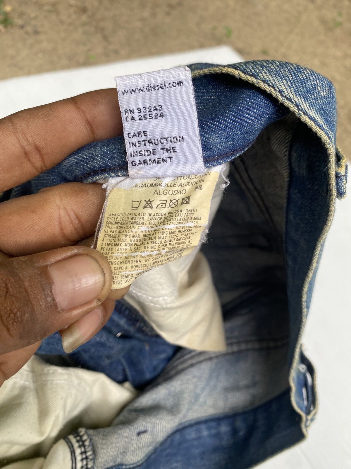 Diesel × Vintage Vintage diesel industry denim Size US 30 / EU 46 - 7 Thumbnail