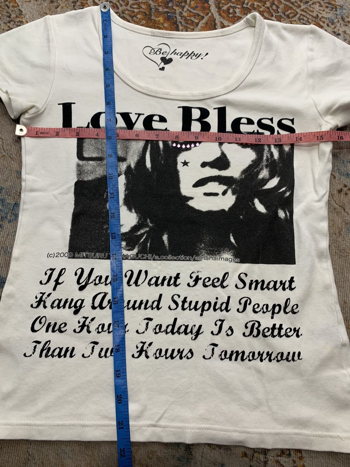 Hysteric Glamour ❤️‍🔥BINDING OFFE❤️‍🔥 Y2k LOVE BLESS Tops Tees Size US S / EU 44-46 / 1 - 6 Thumbnail
