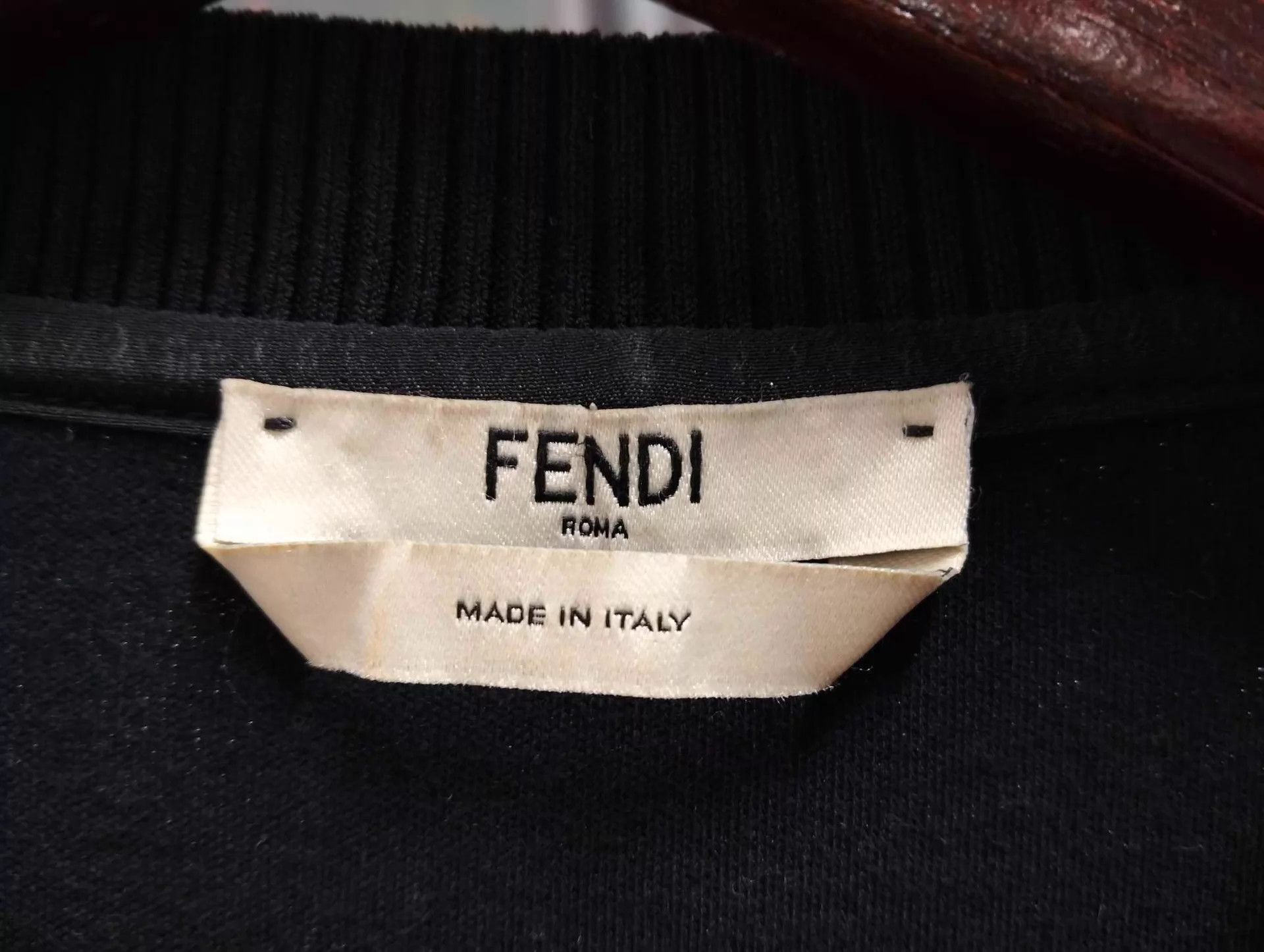 Fendi FENDI Black KL Fur Crystal Short Sleeve T-Shirt Size XS / US 0-2 / IT 36-38 - 3 Thumbnail