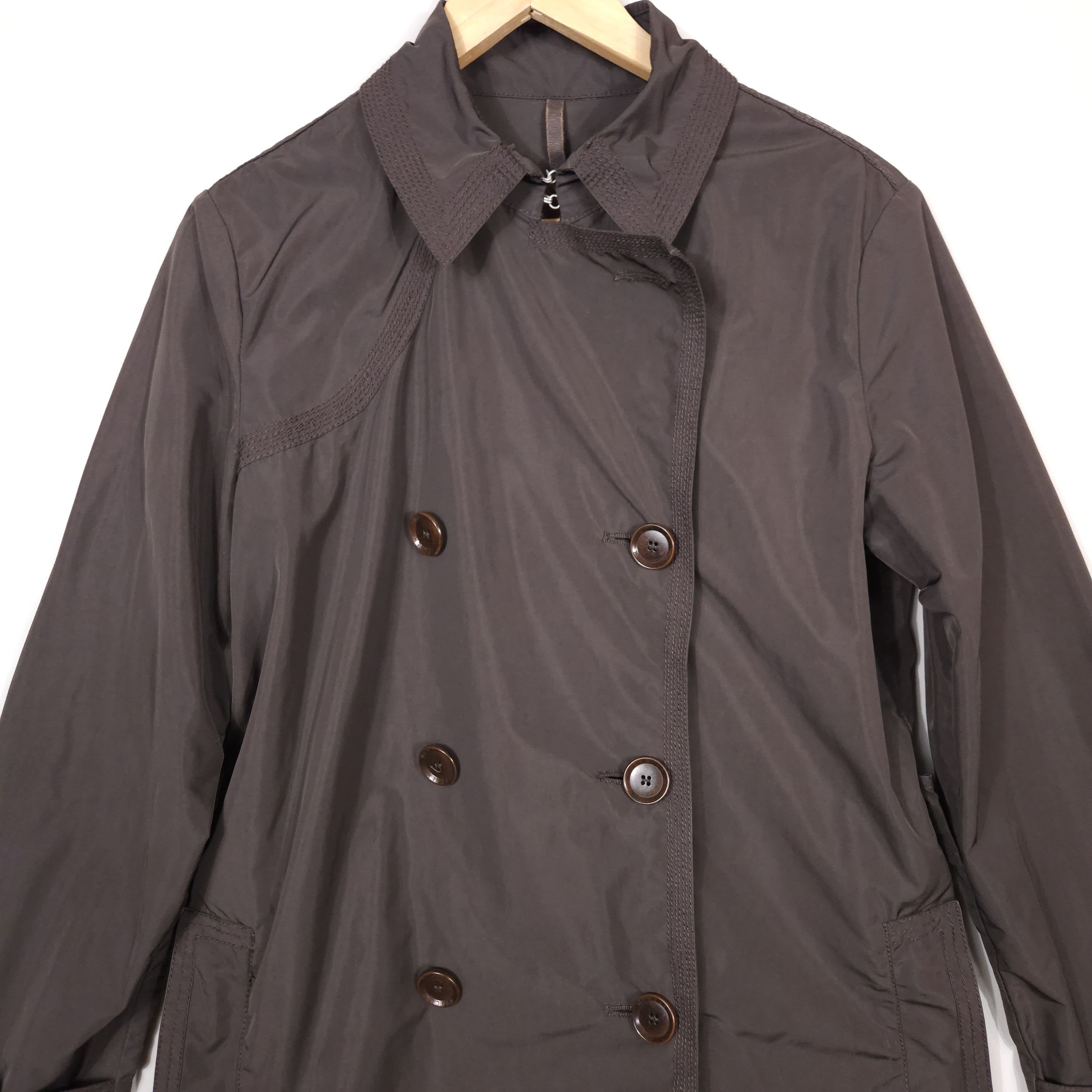 Moncler × Vintage Vintage Moncler Trench Coat Polyamide Womens size 3/M-L Size M / US 6-8 / IT 42-44 - 2 Thumbnail