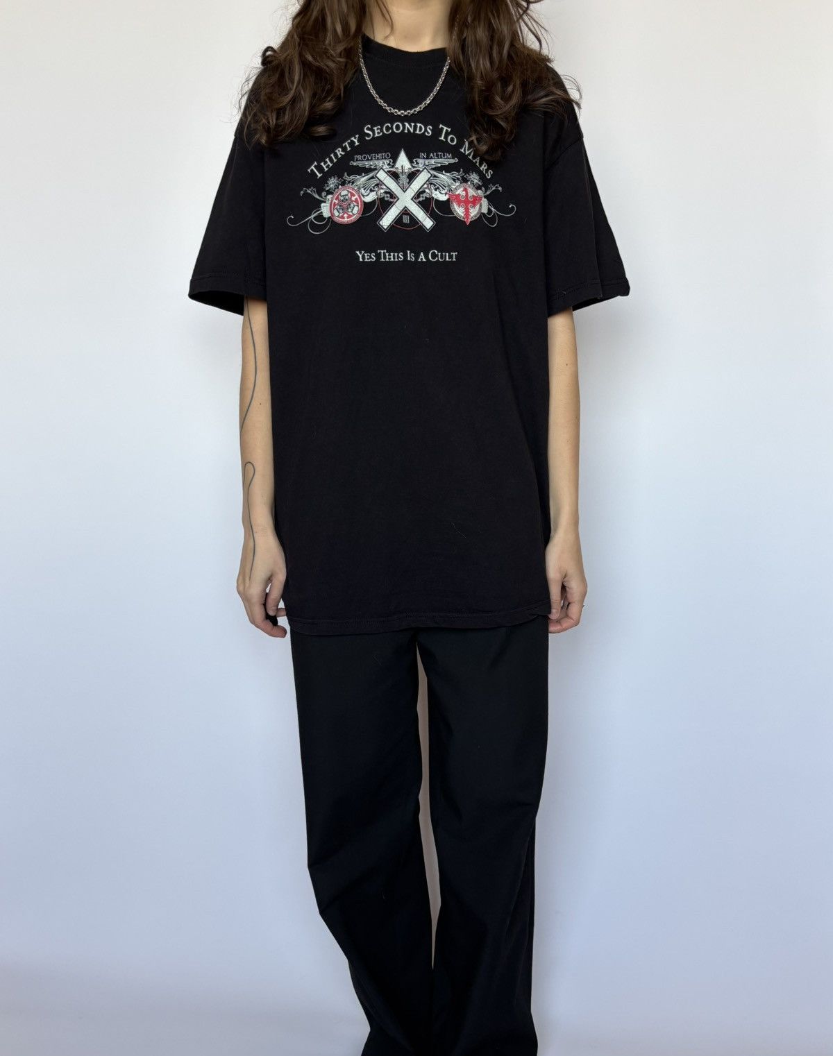 Band Tees × Vintage Thirty Secons to Mars Yes this is a Cult Vintage 00s Tshirt Size US M / EU 48-50 / 2 - 1 Thumbnail