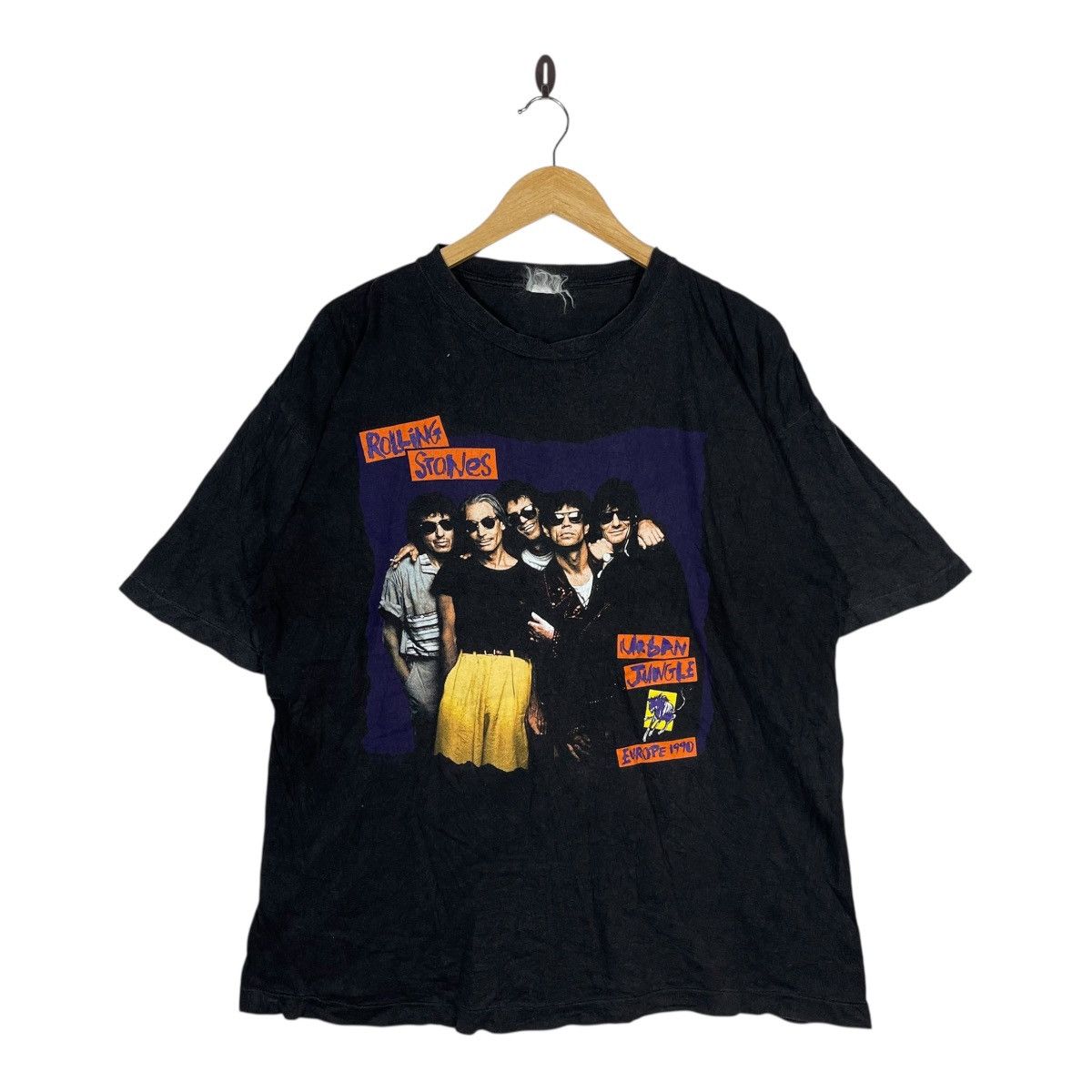 The Rolling Stones Vintage 1990 THE ROLLING STONES Urban Jungle Europe Tour Tee Size US L / EU 52-54 / 3 - 1 Thumbnail
