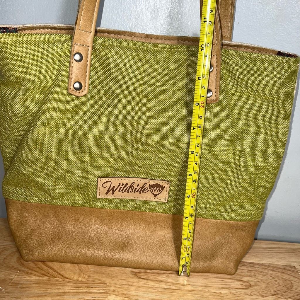 Other Wildside Canvas & Leather Shoulder Bag Dual Top Handle Natur Size ONE SIZE - 14 Thumbnail