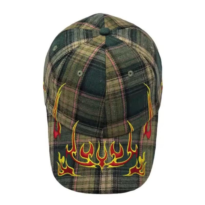 Other Vintage Retro Style Checked Baseball Cap Hat Size ONE SIZE - 7 Thumbnail
