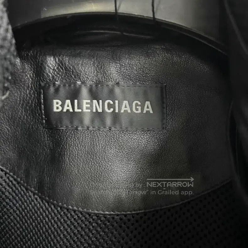 Balenciaga Balenciaga Color Blocked Letter Logo Printed Hooded Leathe Size US M / EU 48-50 / 2 - 3 Thumbnail