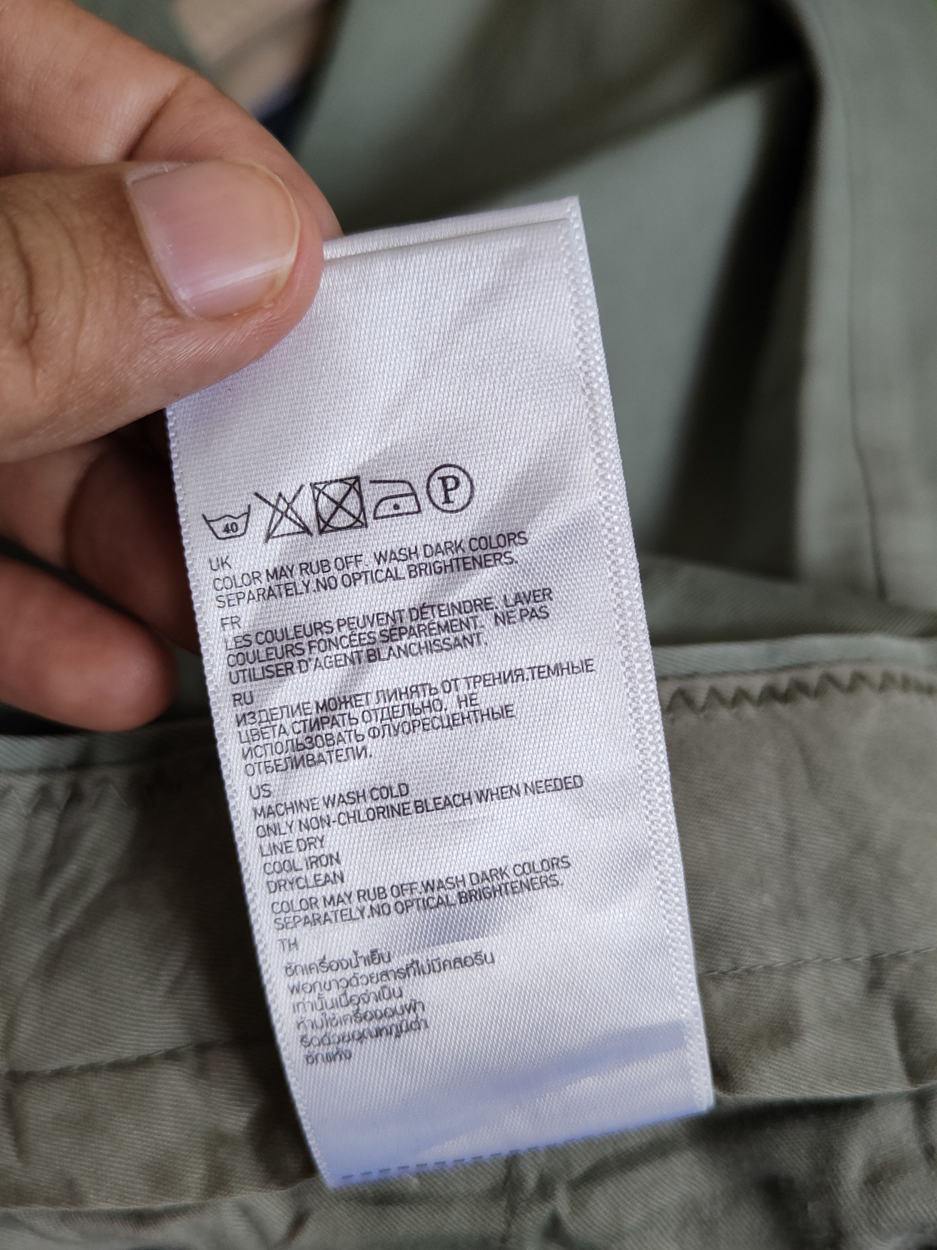 Japanese Brand × Uniqlo Uniqlo Green Multipocket Casual Pants #S1463 Size US 33 - 14 Thumbnail