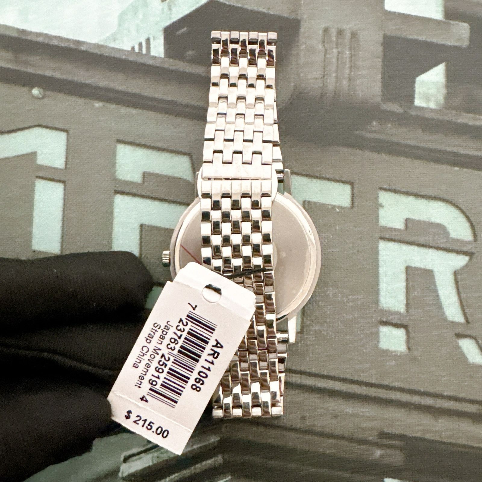 Emporio Armani Emporio Armani AR11068 Kappa Quartz Grey Dial Silver Mesh Size ONE SIZE - 6 Thumbnail