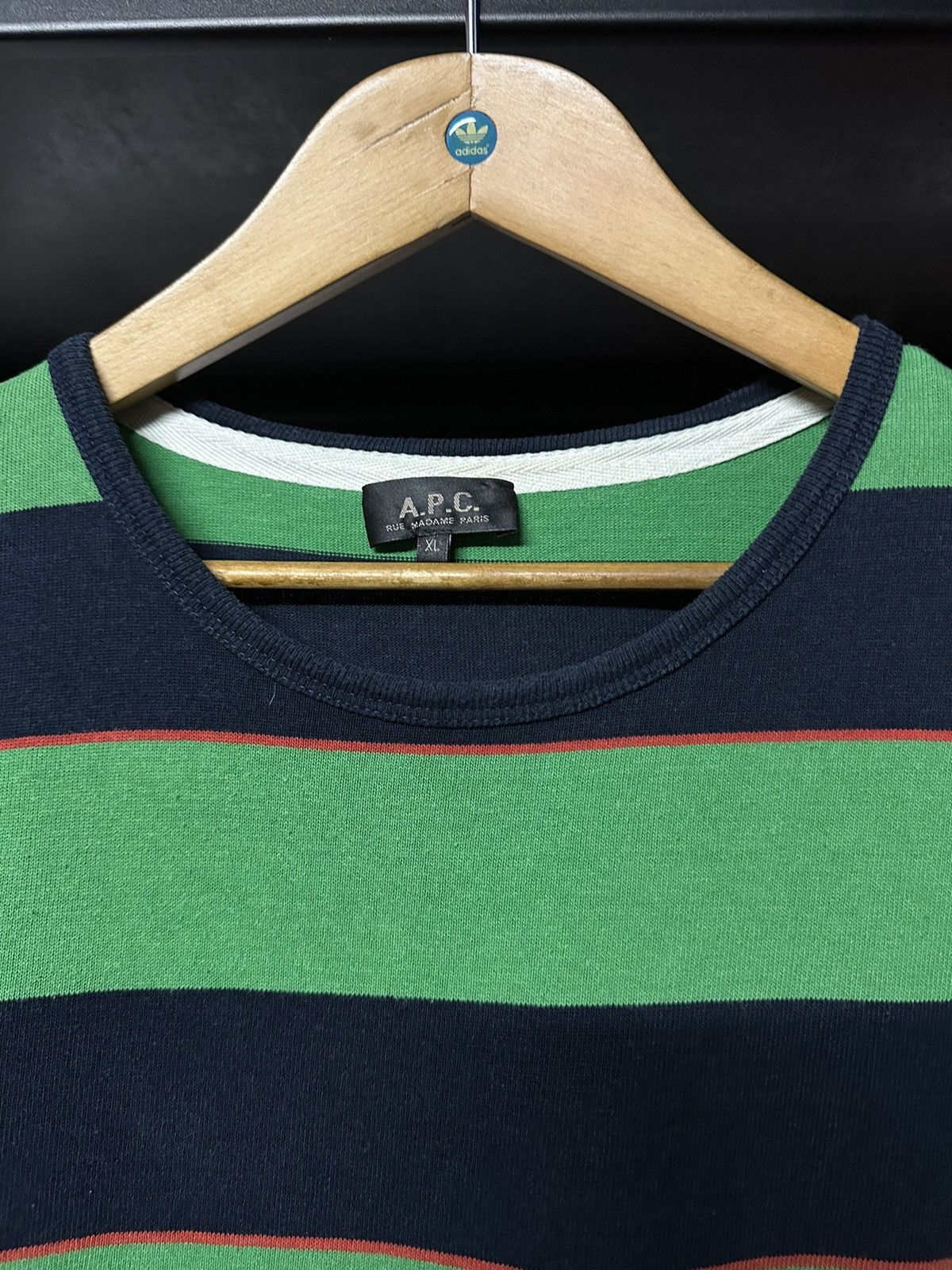 A.P.C. × Vintage Vintage APC Stripe Sweatshirt Size US M / EU 48-50 / 2 - 2 Thumbnail