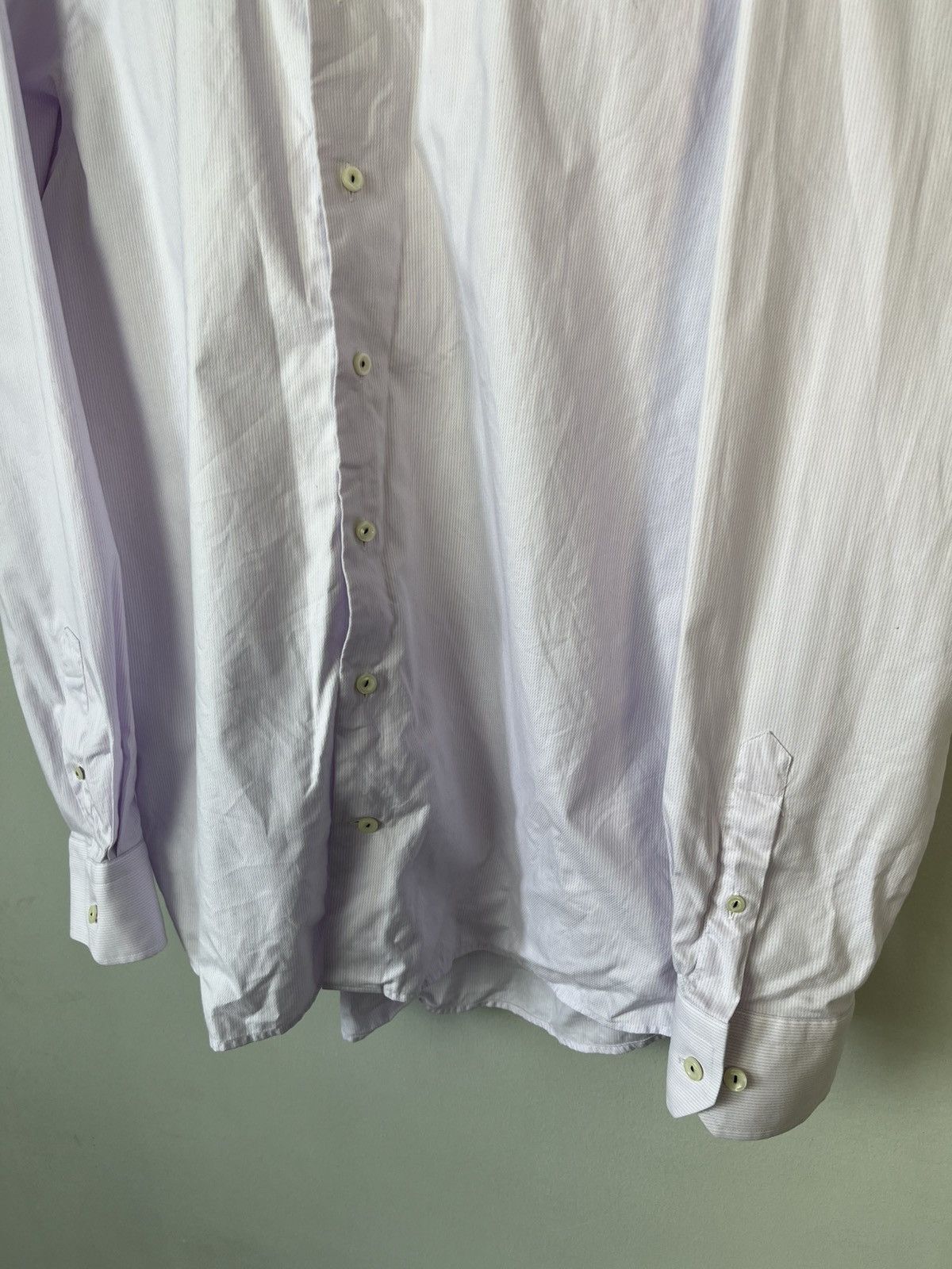 Eton Eton Luxury Classic Basic Cotton Long Sleeve Shirt Size US XL / EU 56 / 4 - 4 Thumbnail