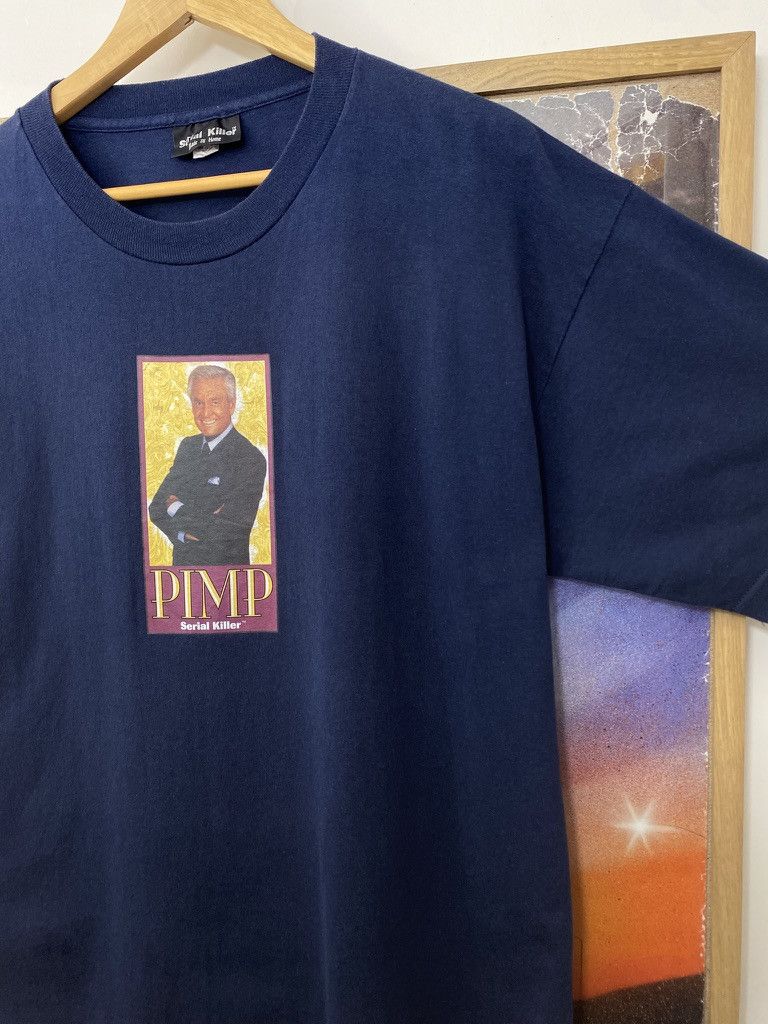 Vintage 90s Vintage Serial Killer Bob Barker Pimp T Shirt Size US XL / EU 56 / 4 - 6 Thumbnail