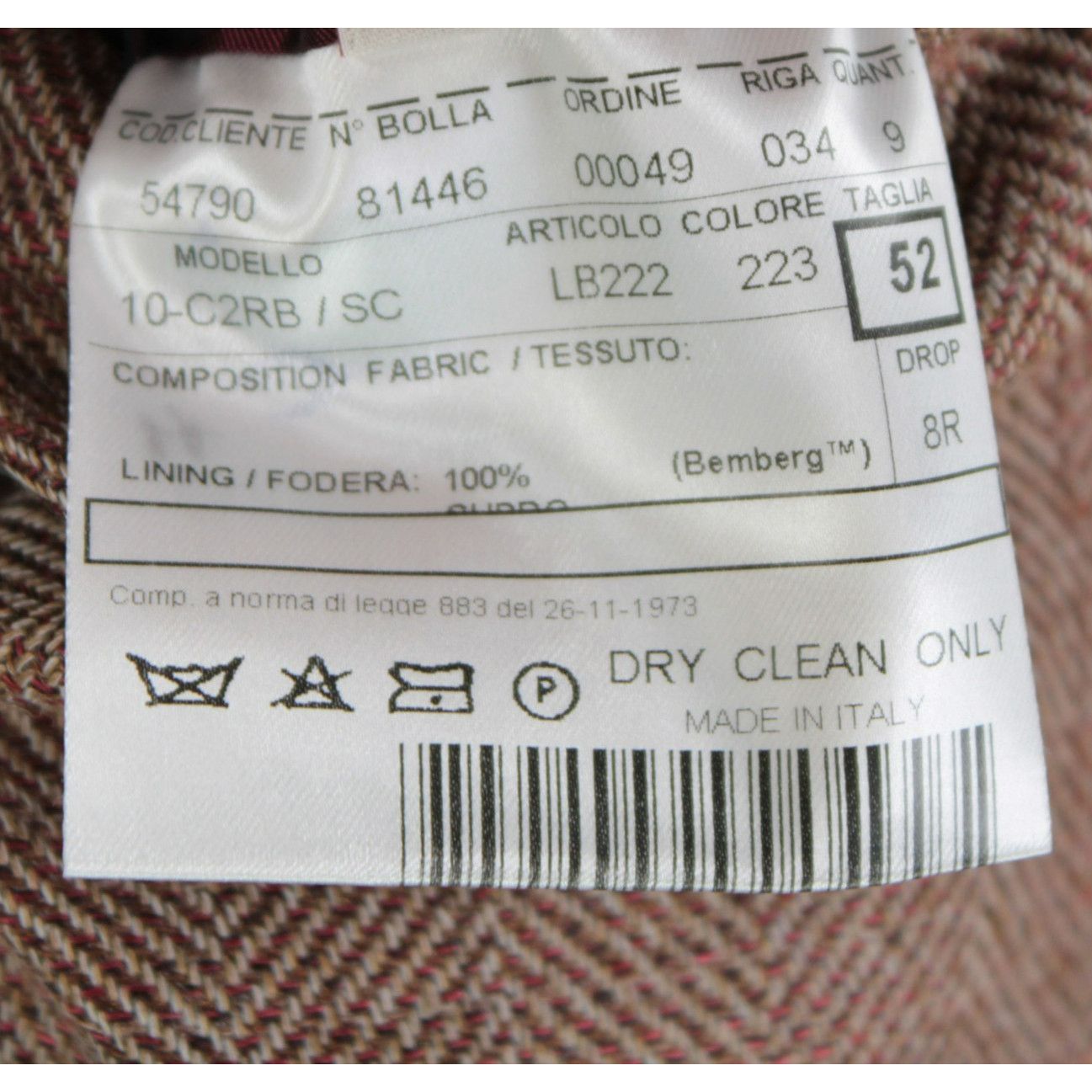 Luciano Barbera Luciano Barbera Sport Coat Size 42 US in Brown Size 42R - 9 Thumbnail