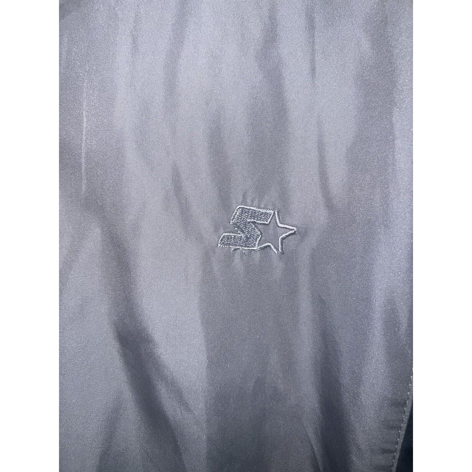 Starter Starter Jacket Mens L Full Zip Black Polyester Windbreaker Size US L / EU 52-54 / 3 - 2 Thumbnail