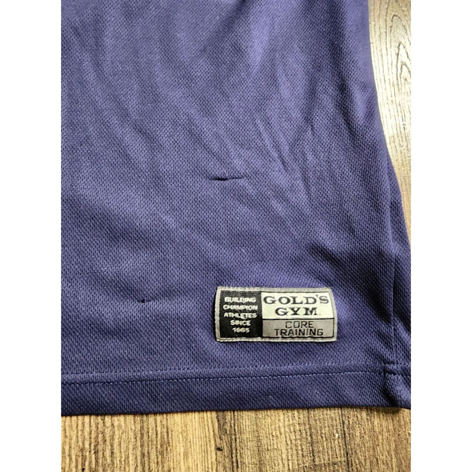 Vintage VINTAGE Gold's Gym Shirt Mens L Blue 2006 Racquetball Winter Haven FL 2 Sided Crew Neck Short Sleeve Size US L / EU 52-54 / 3 - 5 Thumbnail