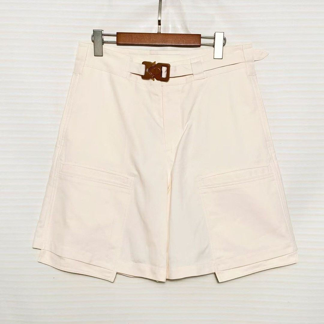 Dior DIOR SS22 Cotton Satin Cargo Shorts Size US 32 / EU 48 - 1 Thumbnail