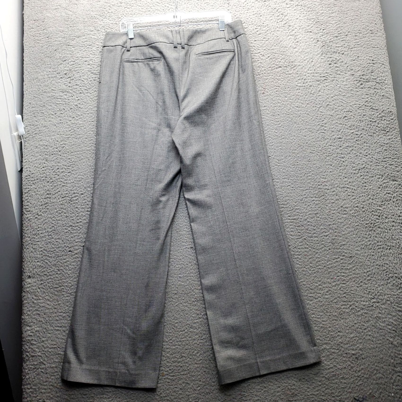 Loft LOFT 2 Piece Suit Jacket & Marisa Pants Womens 12/14 Gray Formal Single Breasted Size 34" / US 12 / IT 48 - 3 Thumbnail