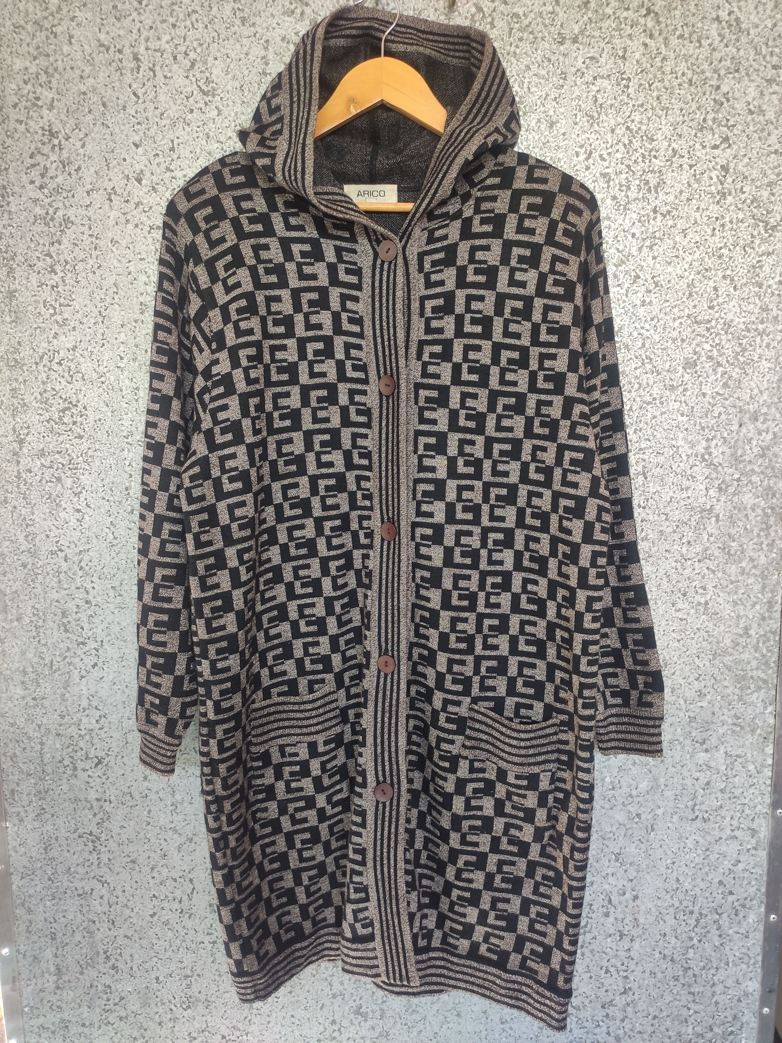 Japanese Brand Arico parkas jacket monogram Size US M / EU 48-50 / 2 - 2 Thumbnail