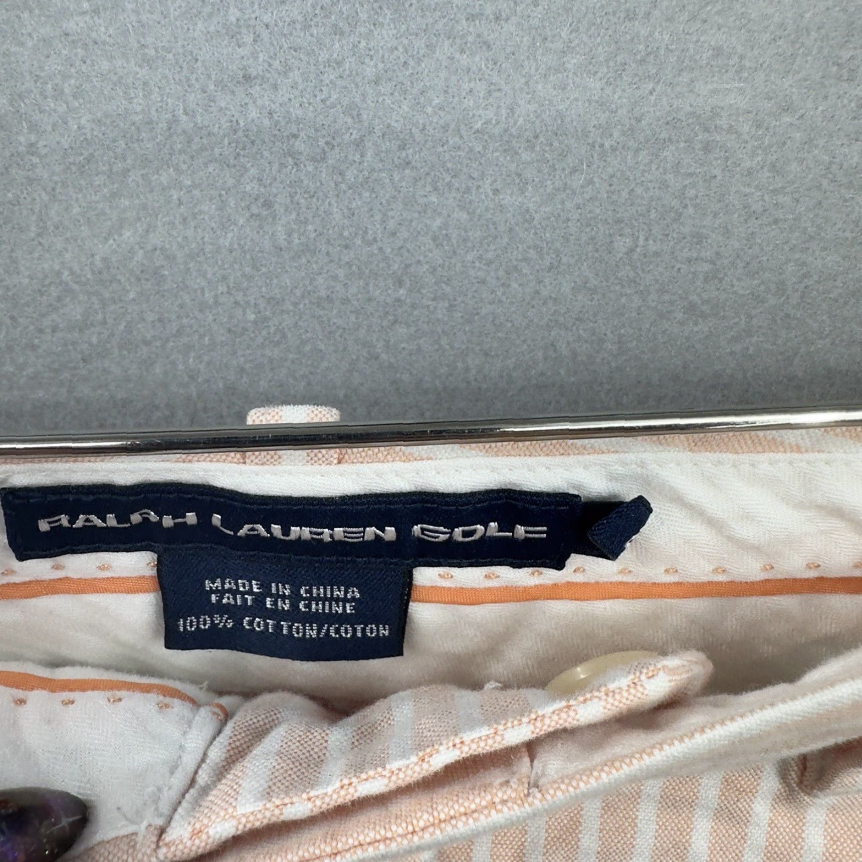 Ralph Lauren Ralph Lauren Golf Shorts Women 6 Pink Striped High Waisted Preppy Quiet Luxury Womens Size 28" / US 6 / IT 42 - 5 Thumbnail