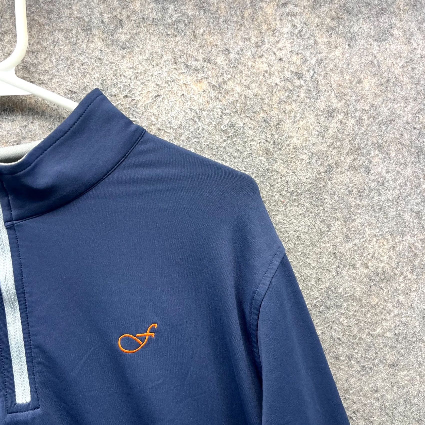 Peter Millar Peter Millar Pullover Sweatshirt Knit Mens XL Blue Zip Mock Neck Golf Logo Preppy All Seasons Shirt Size US XL / EU 56 / 4 - 7 Thumbnail