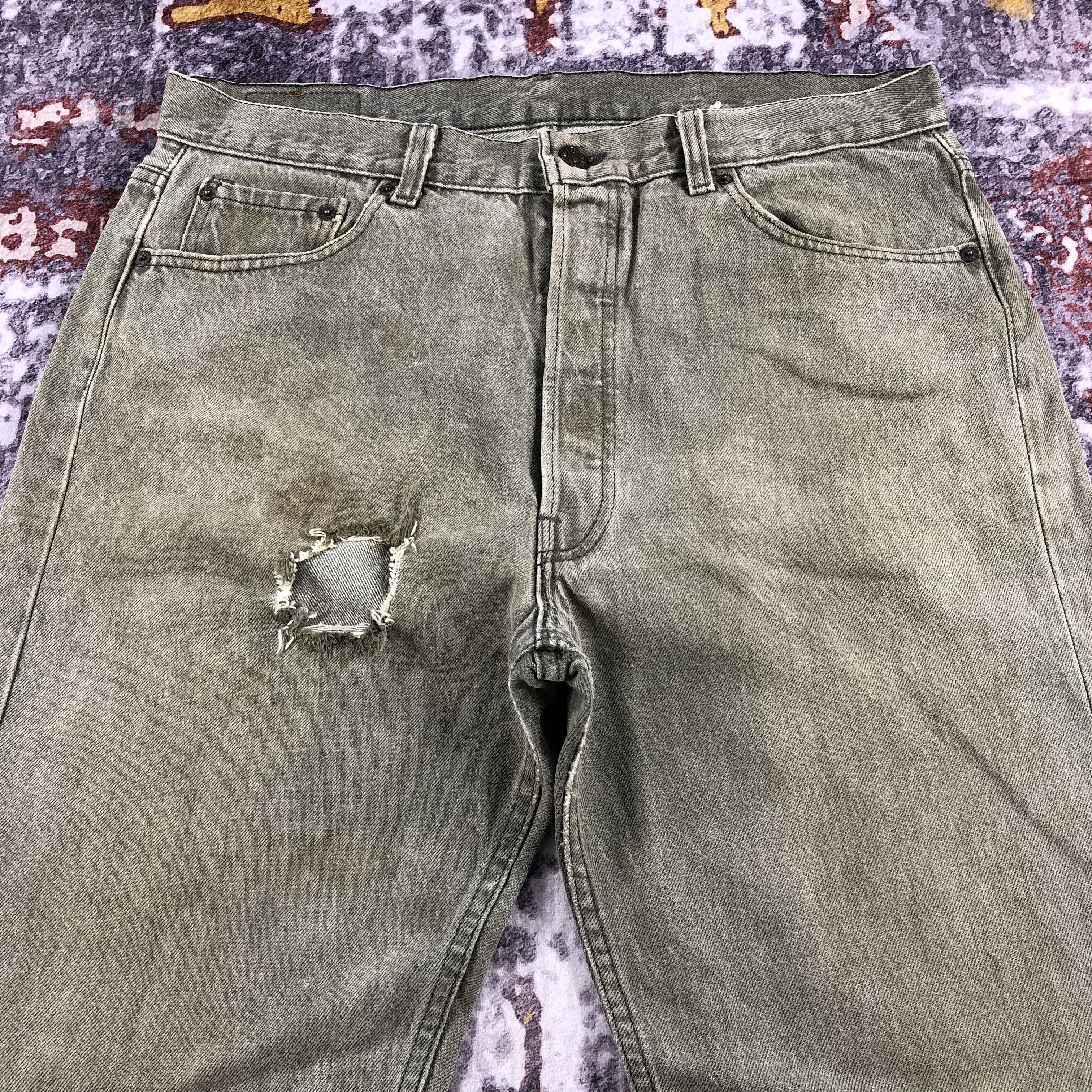 Levi's Vintage 90s Levis 501 Jeans-JM2398 Size US 36 / EU 52 - 3 Thumbnail