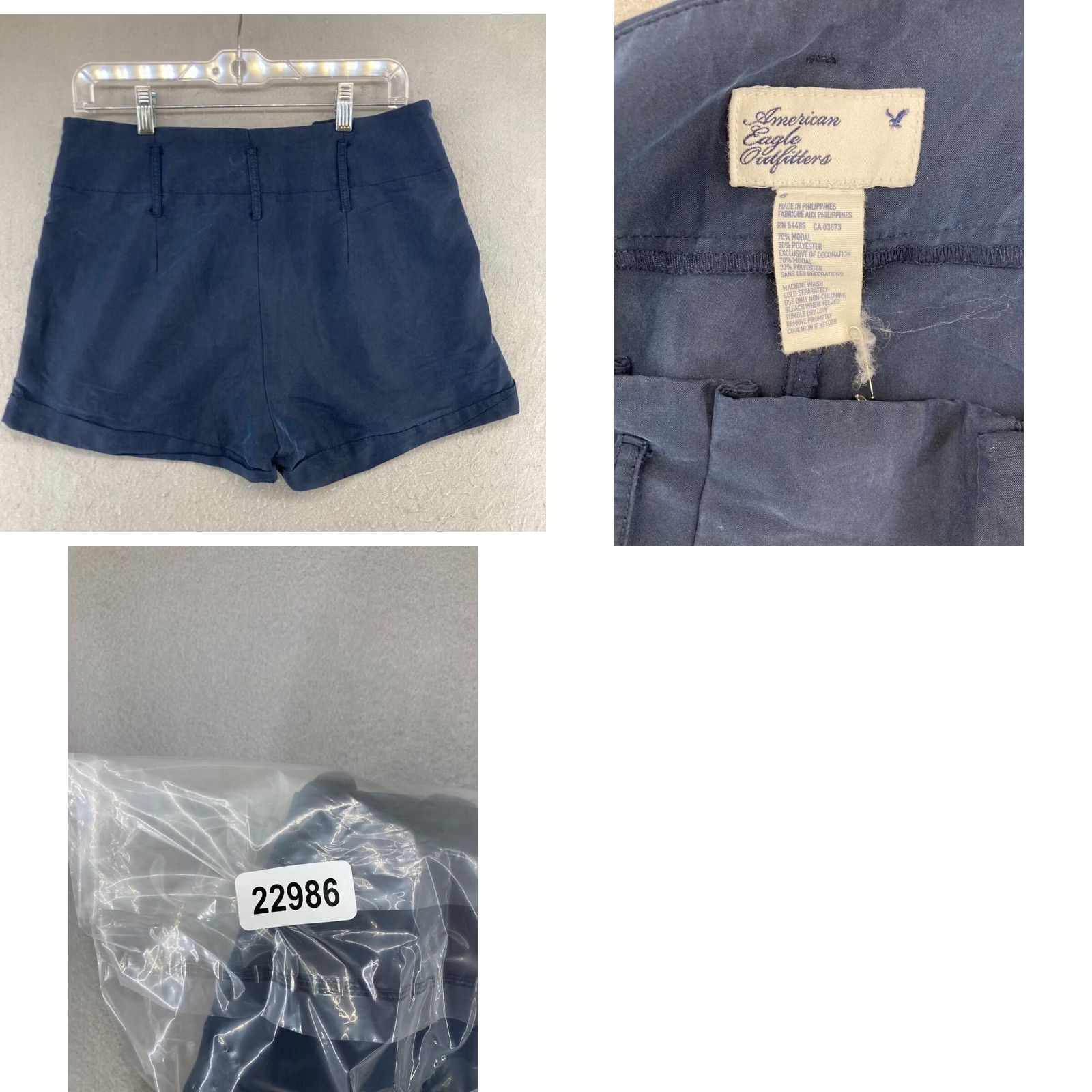 American Eagle Outfitters American Eagle Outfitters Shorts 6 Blue Paperbag Rolled Cuff Womens 6 Blue Paperbag Shorts Womens Regular 6 Blue Paperbag Rolled Cuff Size 28" / US 6 / IT 42 - 8 Thumbnail