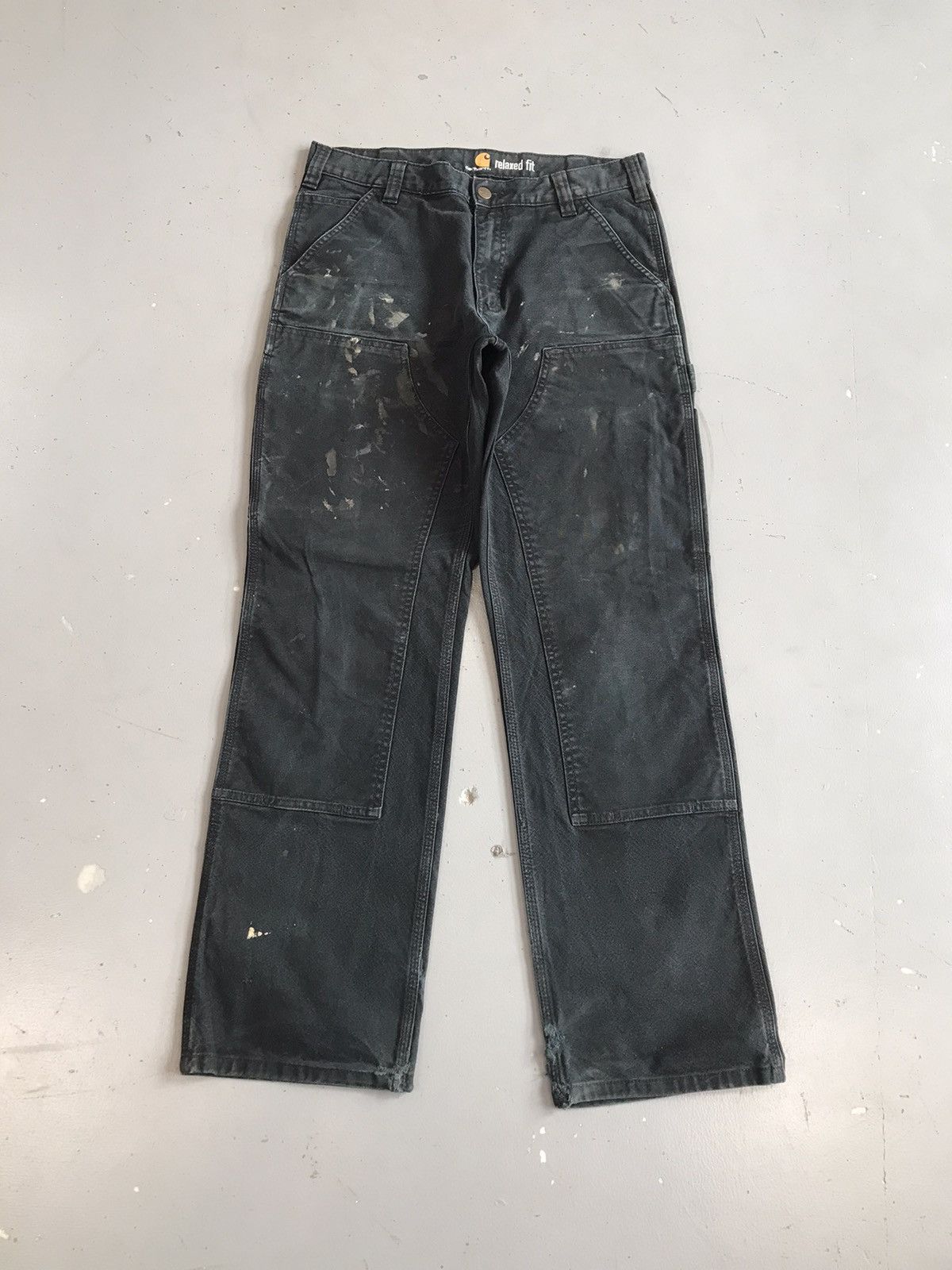 Carhartt × Vintage Vintage Carhartt BLK double knee denim Size US 32 / EU 48 - 1 Thumbnail