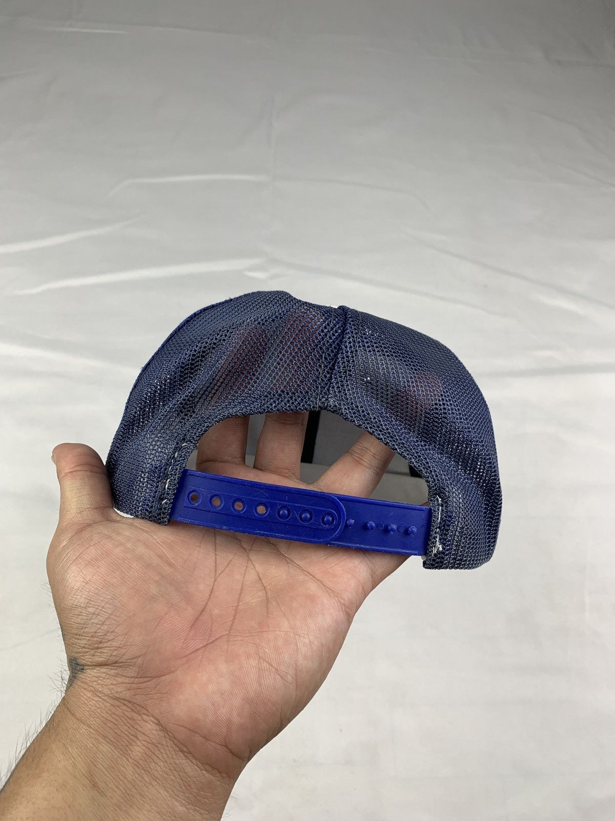 MLB 1990s MLB Los Angeles Dodgers Blue Rope Trucker Hat Size ONE SIZE - 5 Thumbnail