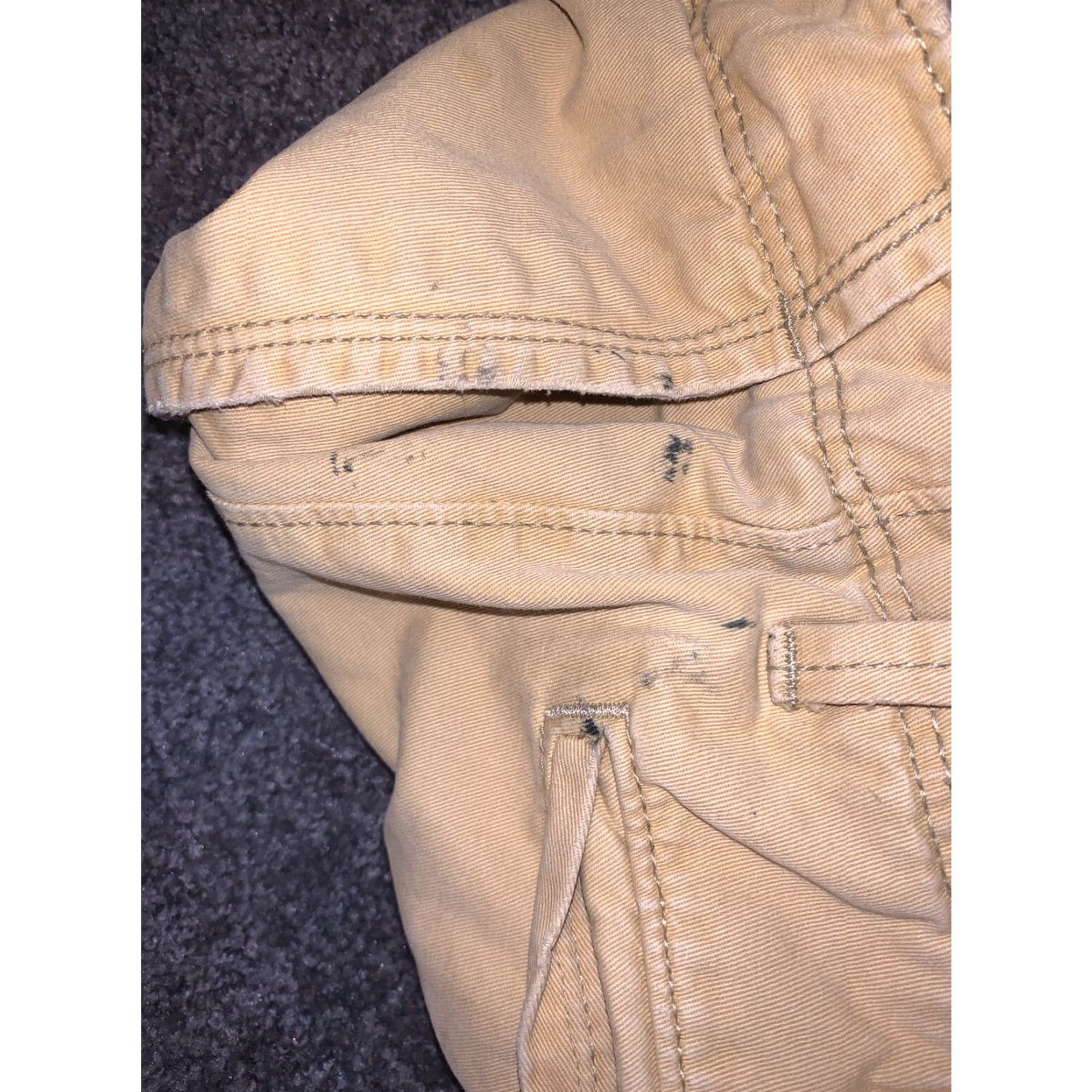 American Eagle Outfitters American Eagle Men's Size 30x32 Relaxed Straight Chino Pants Tan BEIGE Size US 30 / EU 46 - 8 Thumbnail