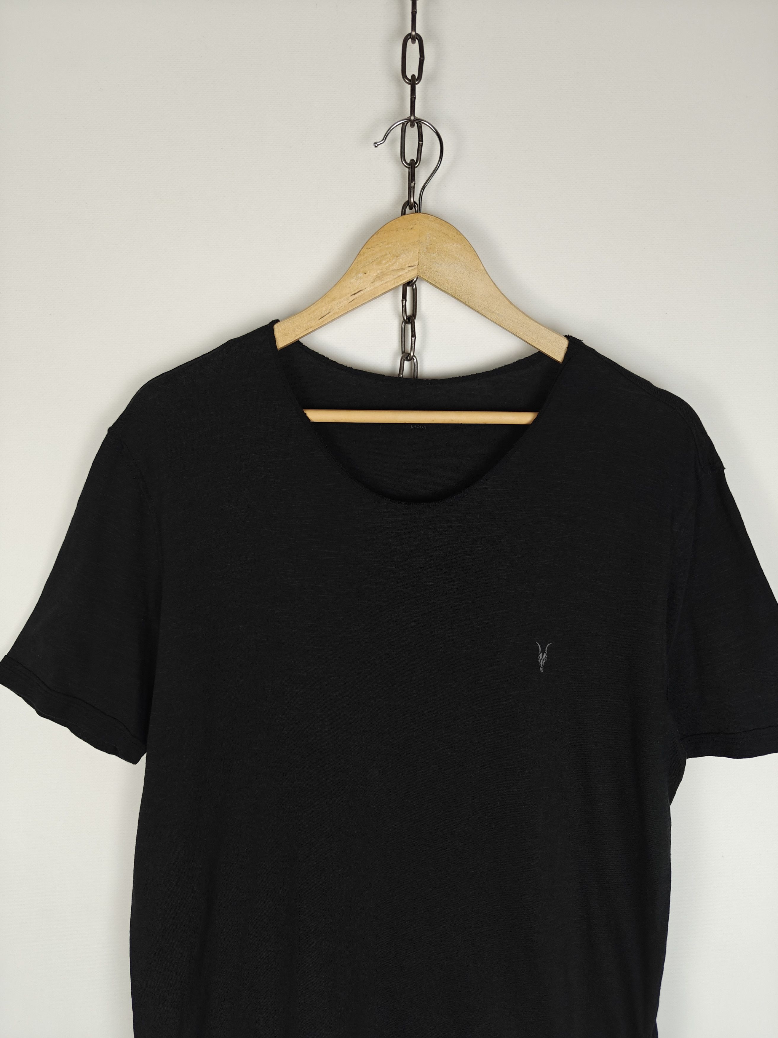 Allsaints Allsaints T-Shirt Henning U Scoop Tee Black size L Size US L / EU 52-54 / 3 - 2 Thumbnail