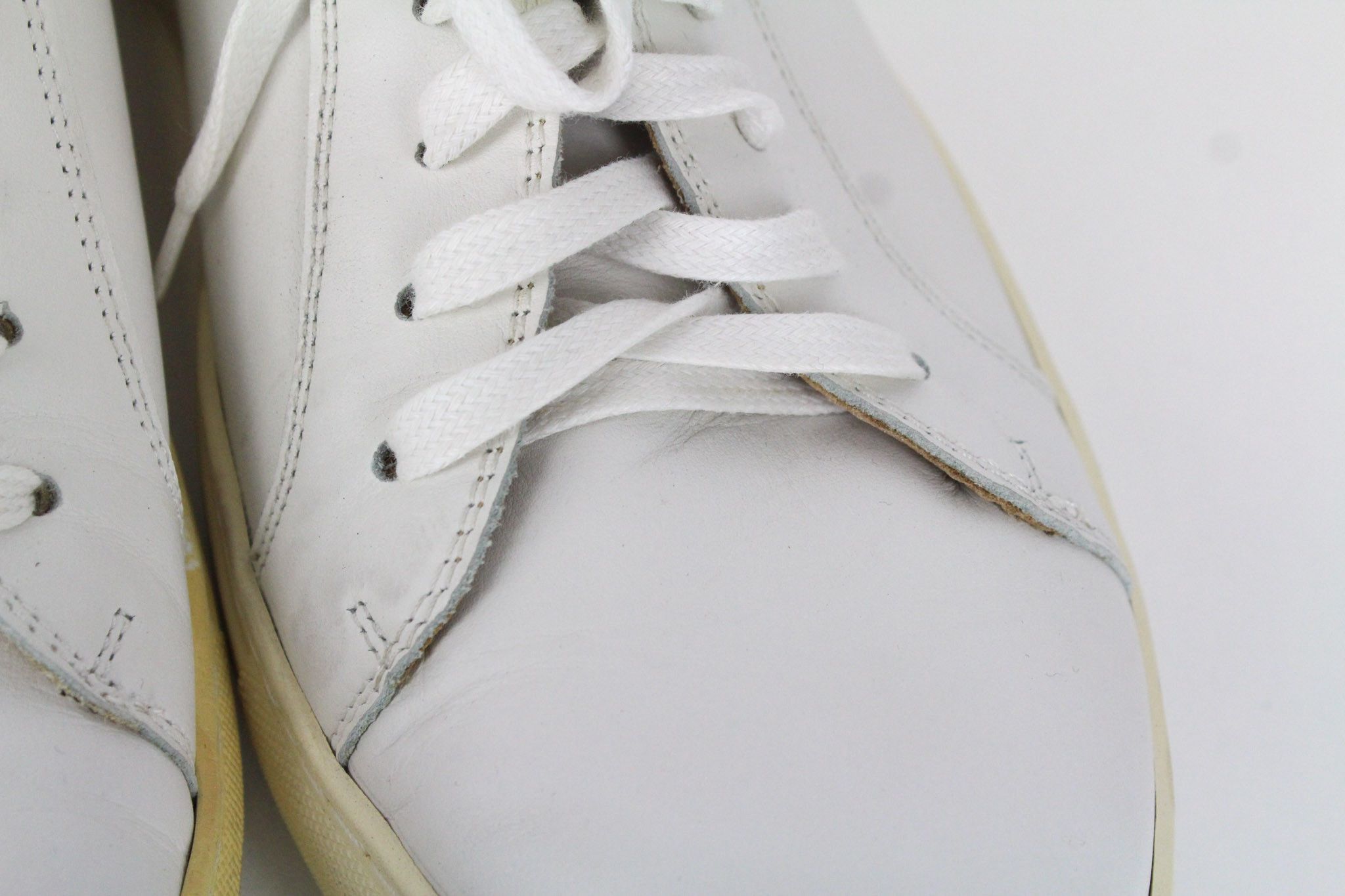 Suitsupply EU44 White Leather Leisure Low-Top 72667 Size US 11 / EU 44 - 13 Thumbnail