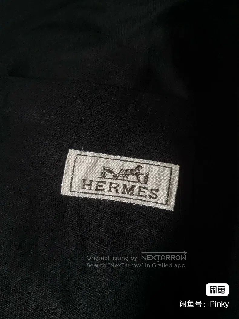 Hermes Hermes Men's casual suit jacket, thin black style Size 50R - 4 Thumbnail