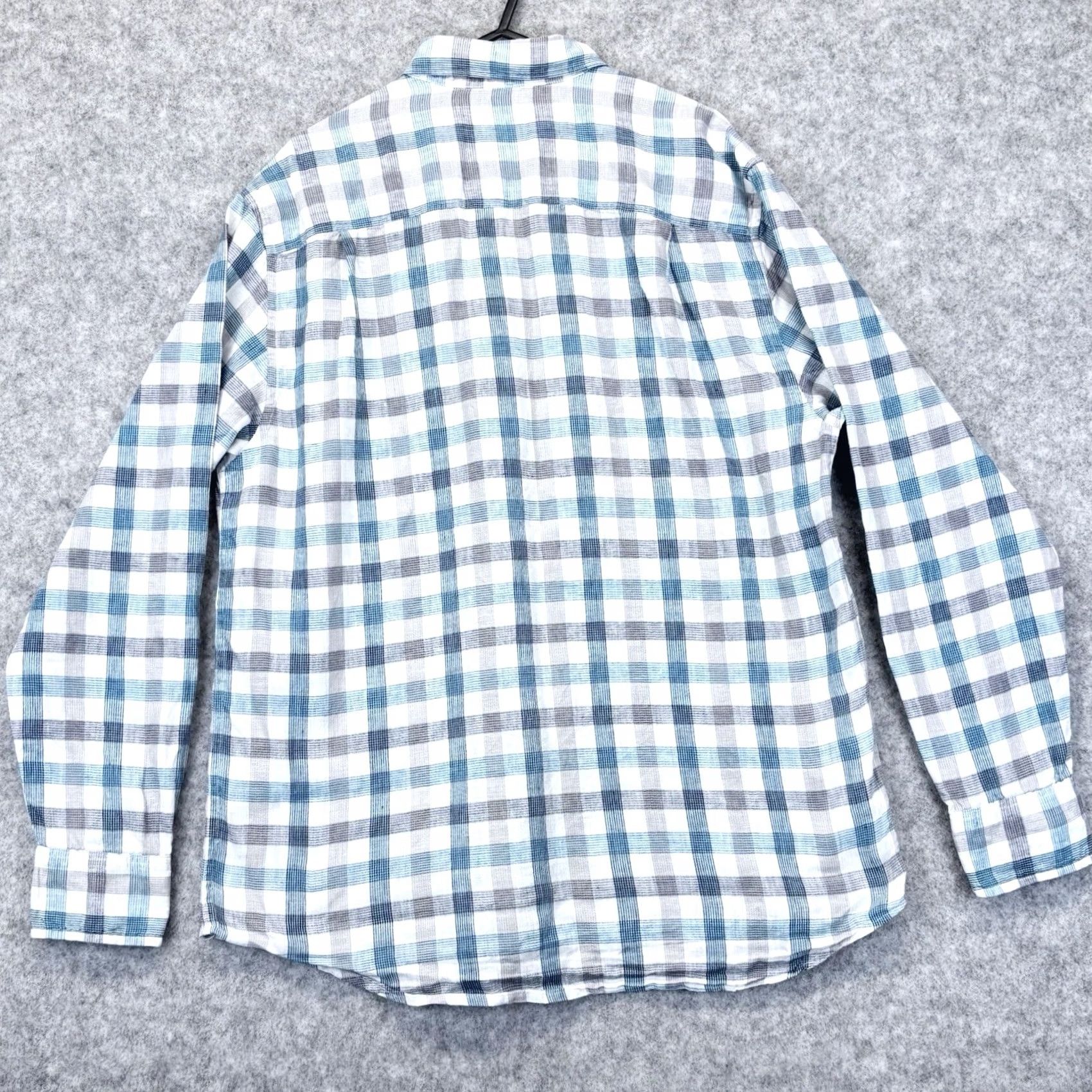 Tommy Bahama Tommy Bahama Shirt Small Mens Multi Long Sleeve Plaid Button-Up Linen Used Size US S / EU 44-46 / 1 - 2 Thumbnail