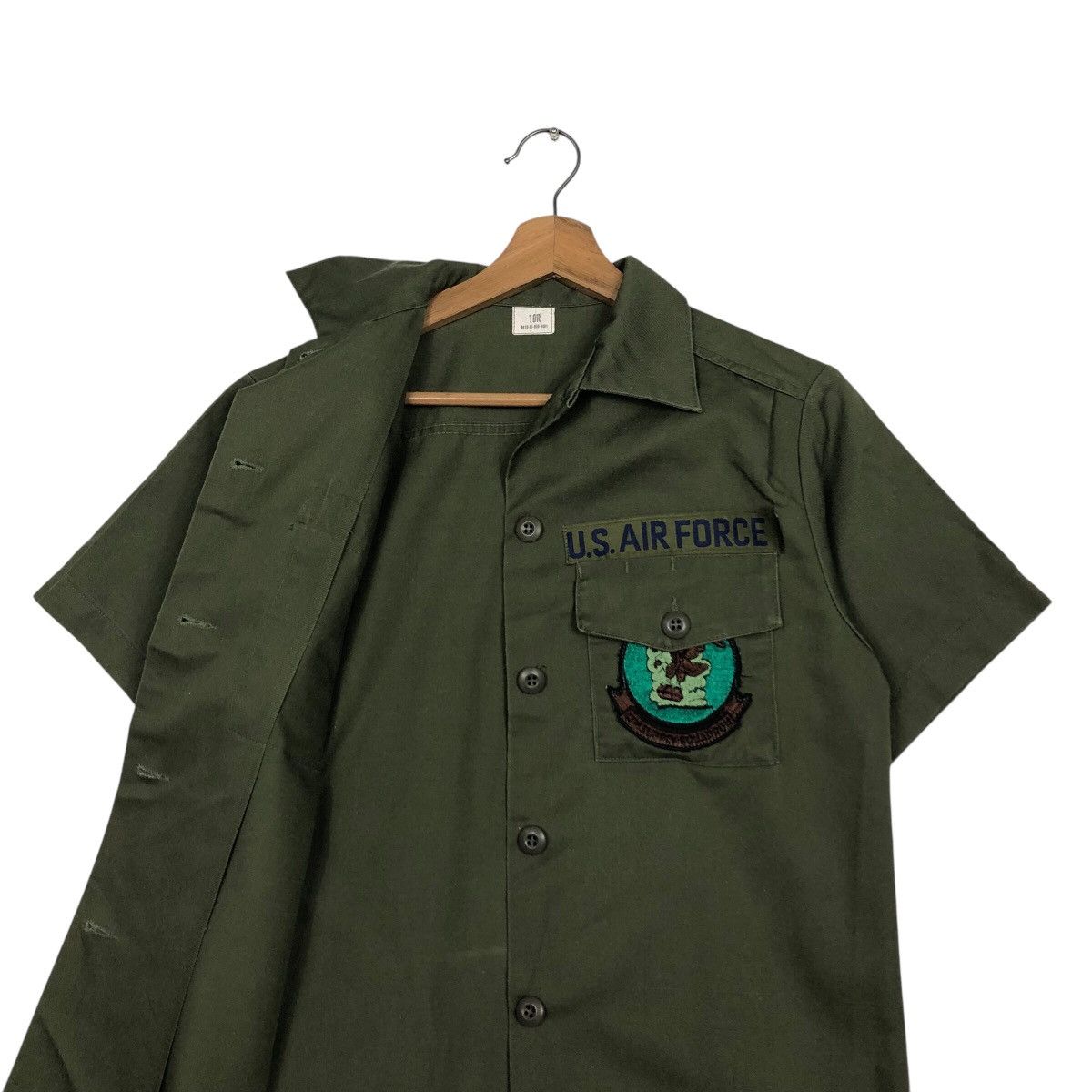 Vintage 📌Vintage OG-507 Shirt Jacket Military US Air Force Size US M / EU 48-50 / 2 - 13 Thumbnail