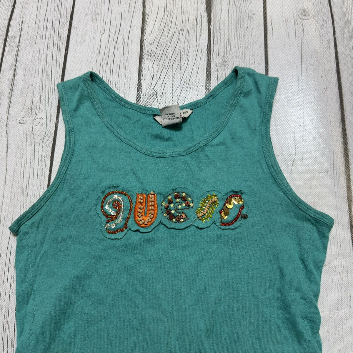 Guess × Vintage Vintage Guess Jeans tank top Size XS / US 0-2 / IT 36-38 - 3 Thumbnail