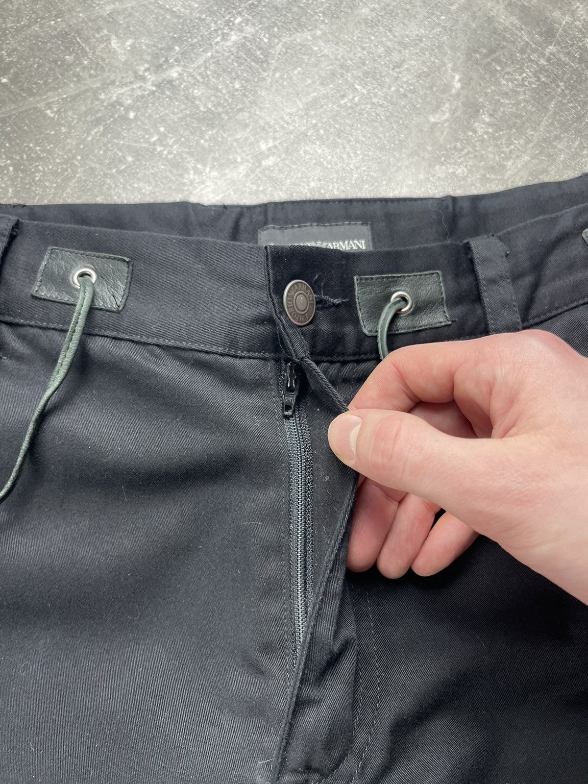 Emporio Armani Emporio Armani Technical Cargo Pants Black Size 50 Size US 34 / EU 50 - 10 Thumbnail