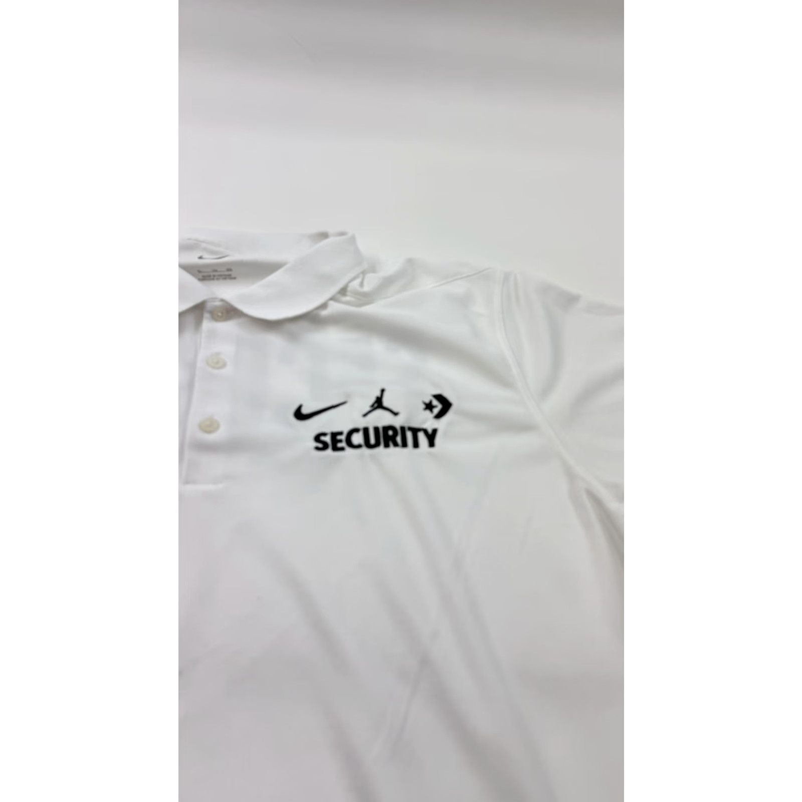Nike Nike Security Polo Shirt Mens XL White Short Sleeve Size US XL / EU 56 / 4 - 2 Thumbnail