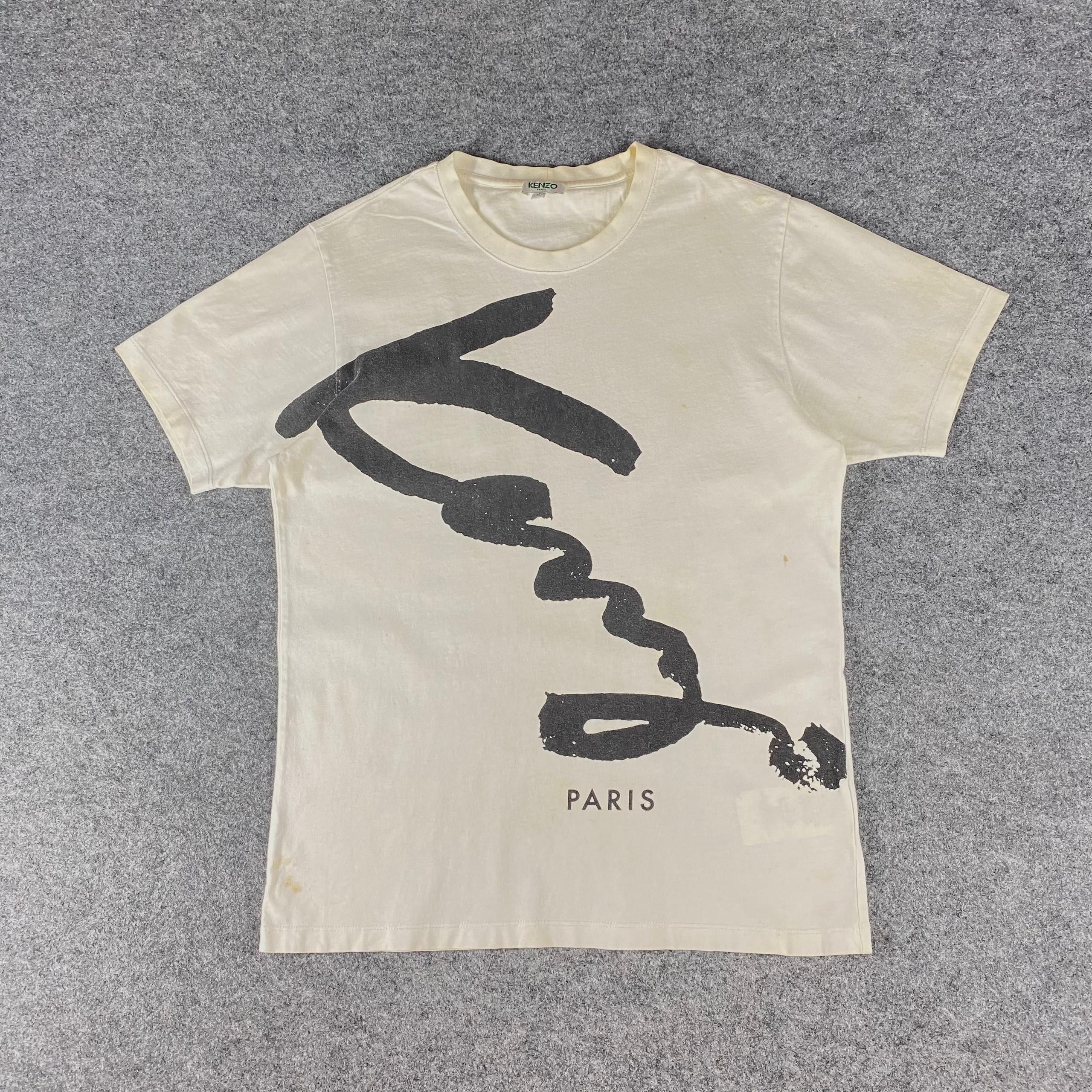 Kenzo Vintage Kenzo Paris Spell Out Tshirt Size US S / EU 44-46 / 1 - 1 Thumbnail