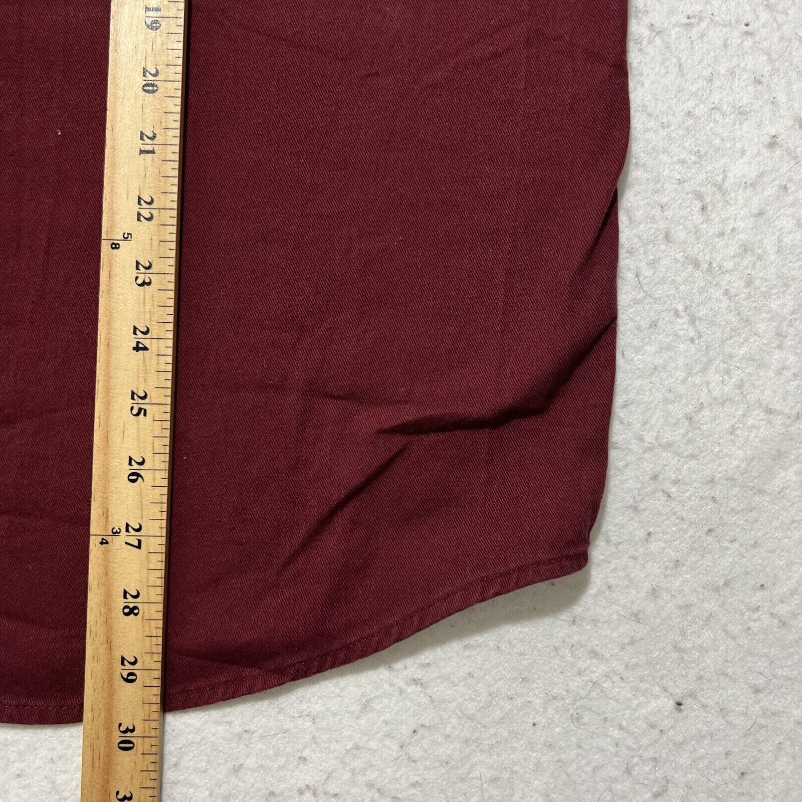 Wrangler Wrangler Medium Maroon Button Up Flannel Shirt Long Sleeve Size US M / EU 48-50 / 2 - 8 Thumbnail