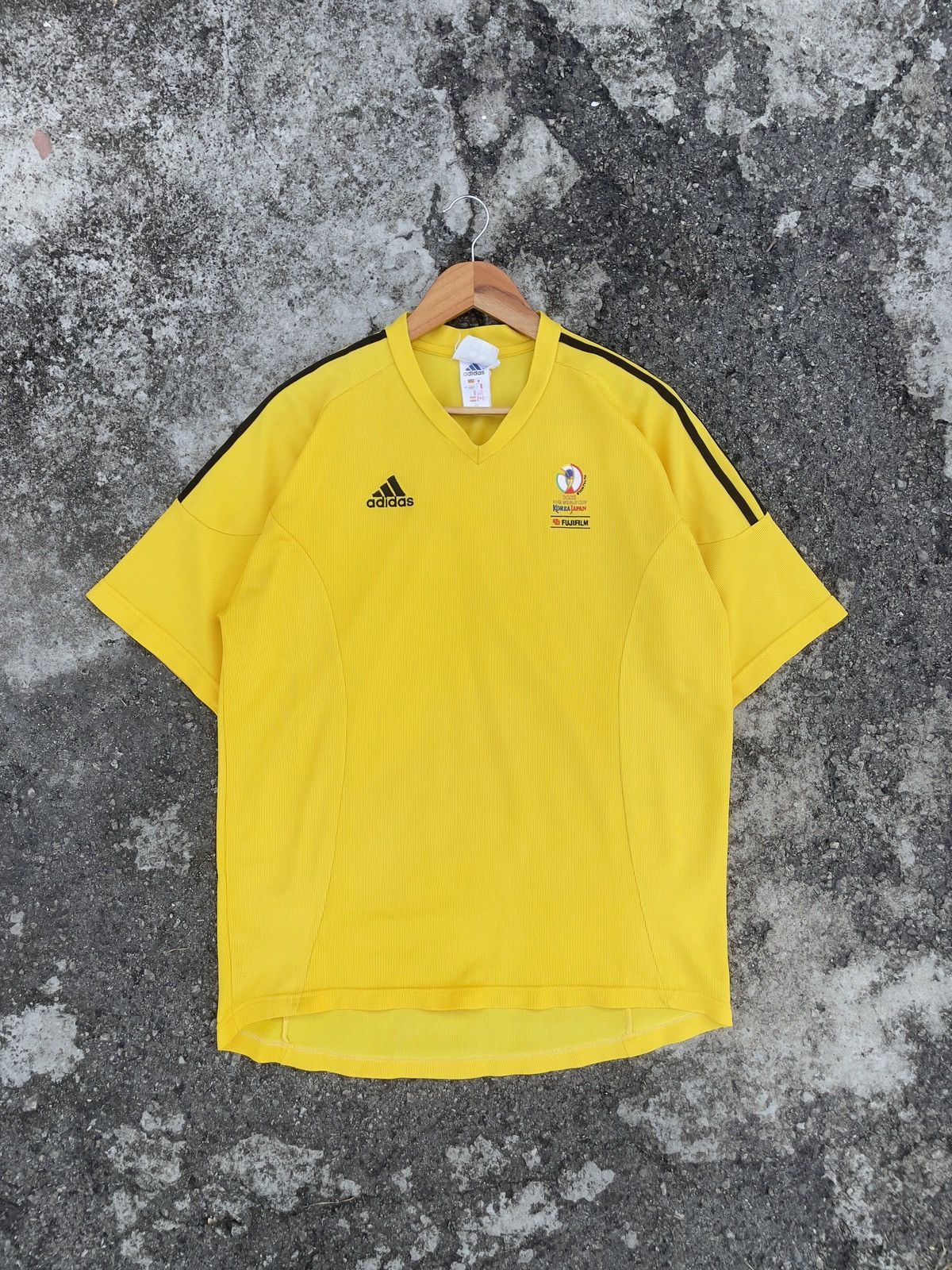Adidas Vintage Adidas World Cup Japan 2002 Size US L / EU 52-54 / 3 - 1 Thumbnail