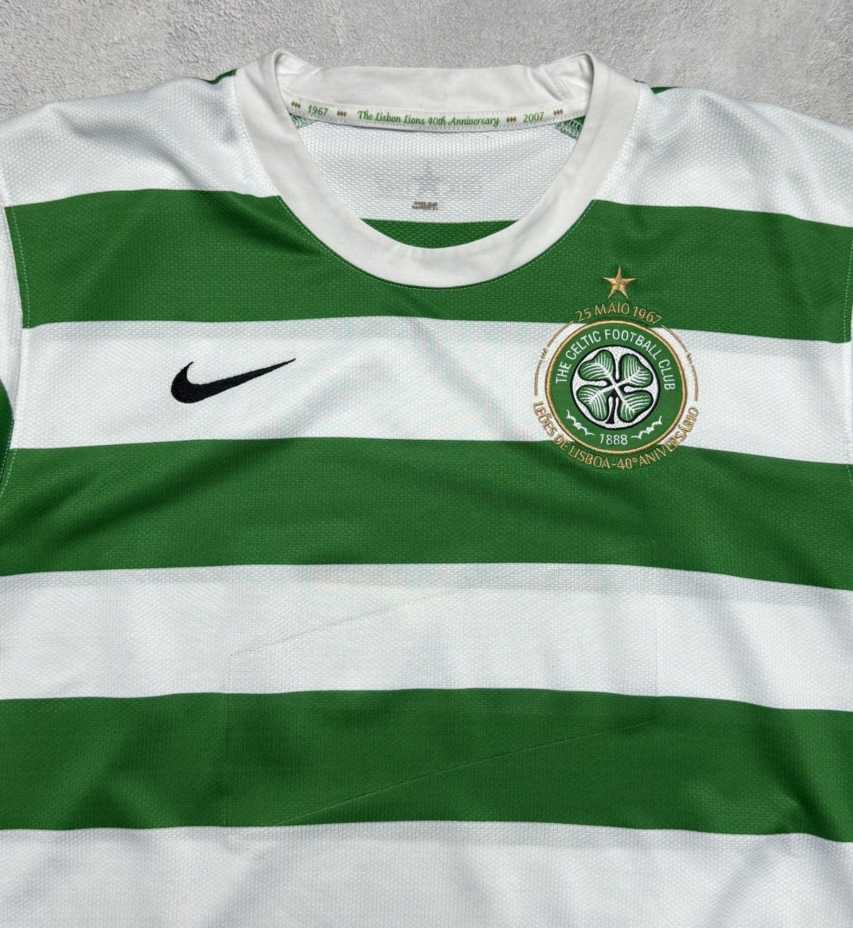 Nike Celtic 2007 2008 Home Football Shirt Soccer Jersey Nike Size US L / EU 52-54 / 3 - 7 Thumbnail
