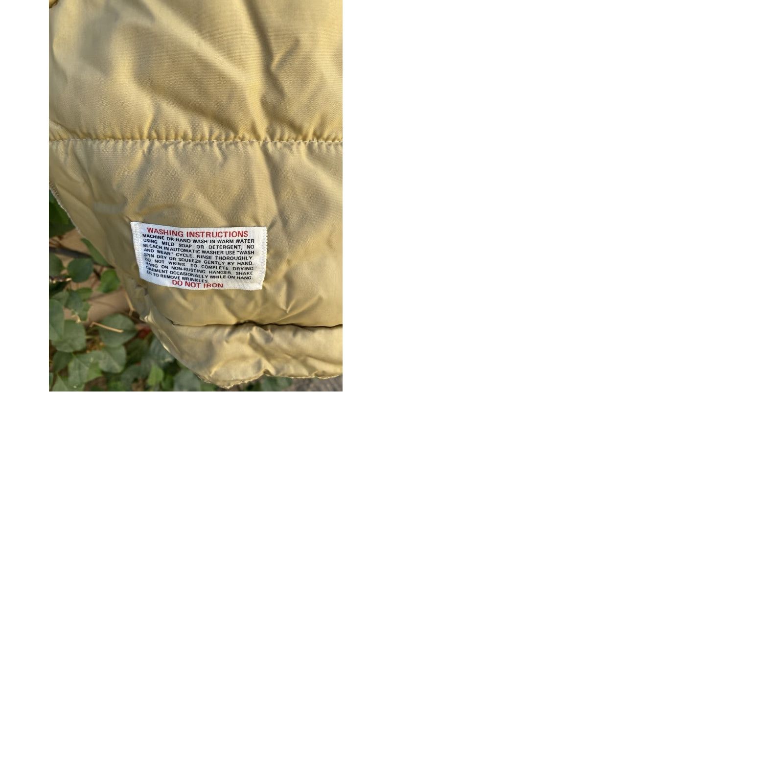 Sears VINTAGE Sears Best Puffer Vest Outdoor Quilted Workwear Beige L Mens 70s Reg Size US L / EU 52-54 / 3 - 12 Thumbnail