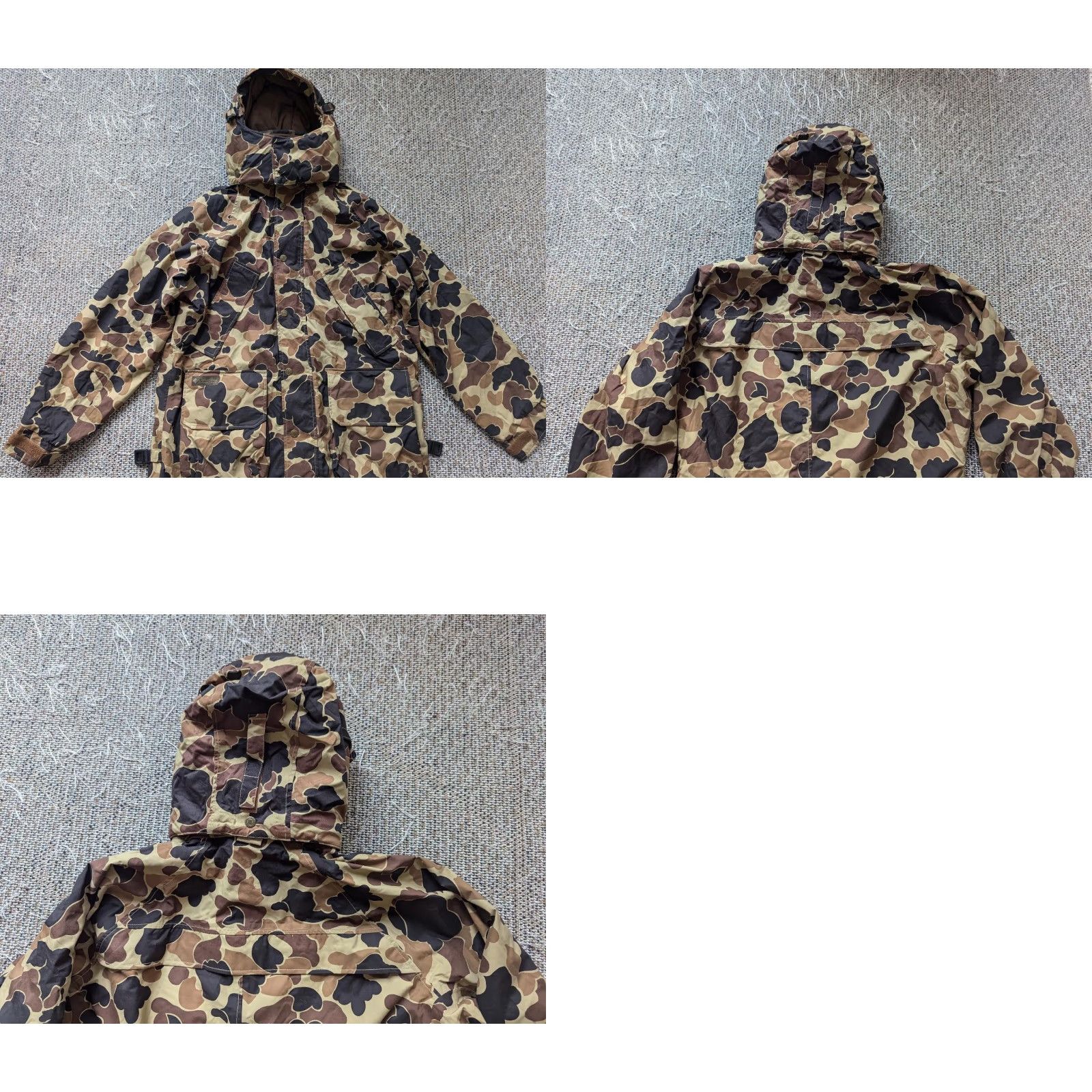 Vintage VINTAGE Columbia Fishtail Parka camouflage L Mens Regular Nylon Coat Woodland M51 military style HUNTING Size US L / EU 52-54 / 3 - 9 Thumbnail