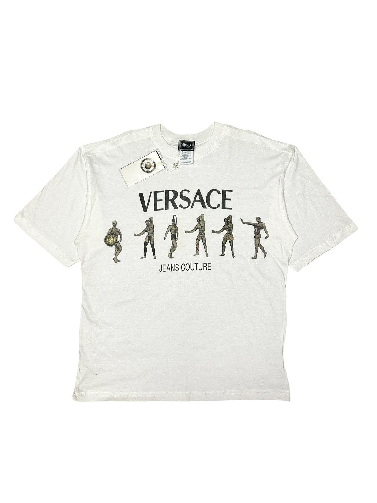 Versace Jeans Couture 90s Logo T-Shirt Size US S / EU 44-46 / 1 - 1 Thumbnail