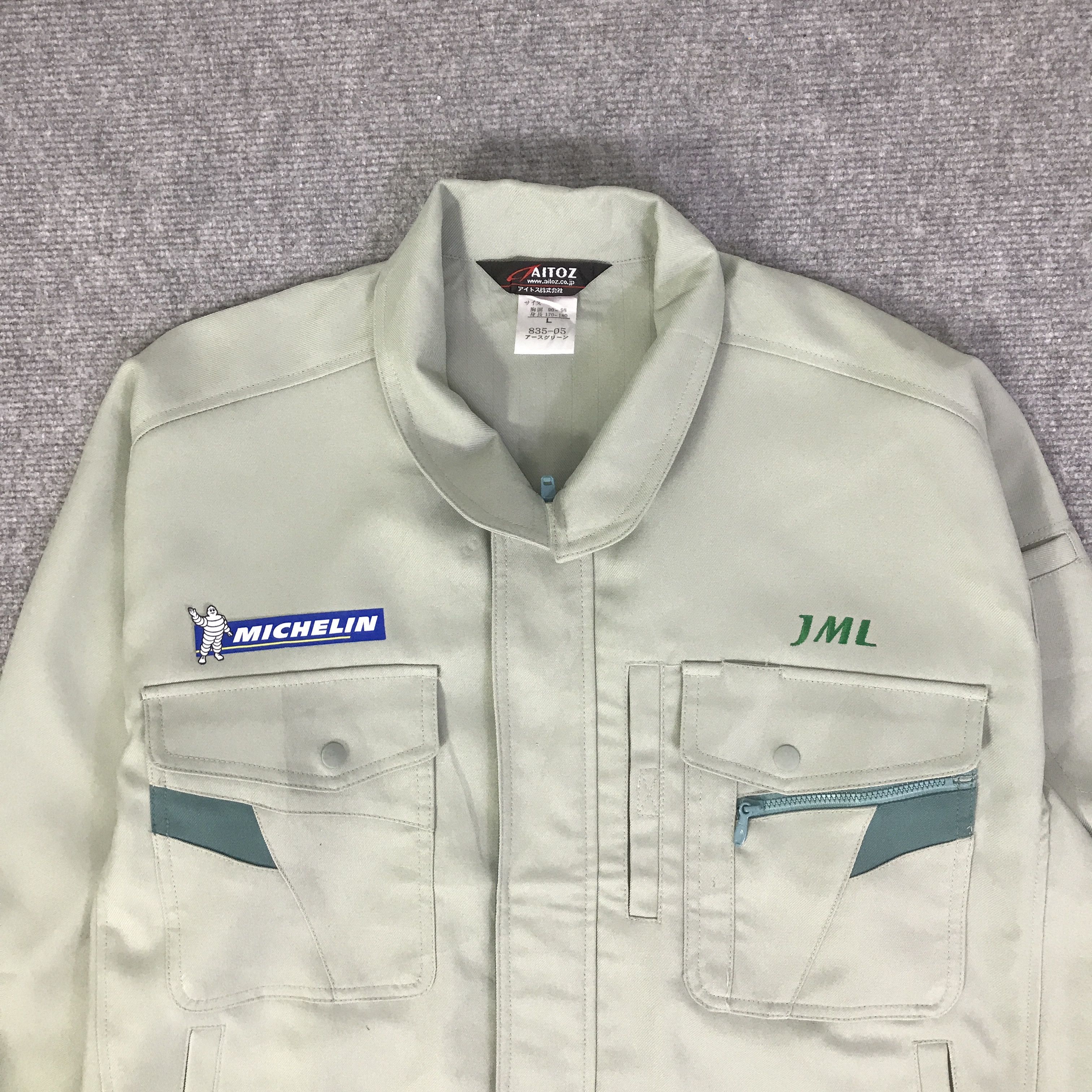 Japanese Brand MICHELIN RACING TYRE JAPAN CUSTOM JACKET K114B11 Size US L / EU 52-54 / 3 - 3 Thumbnail
