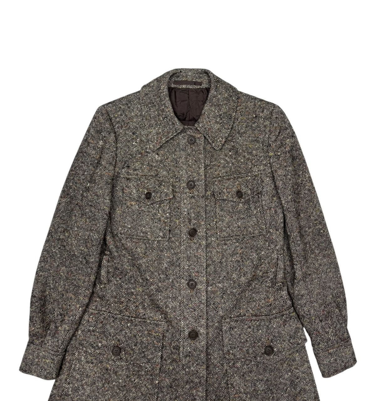 Burberry BURBERRY IRISH TWEED WOOL JACKET Size S / US 4 / IT 40 - 9 Thumbnail