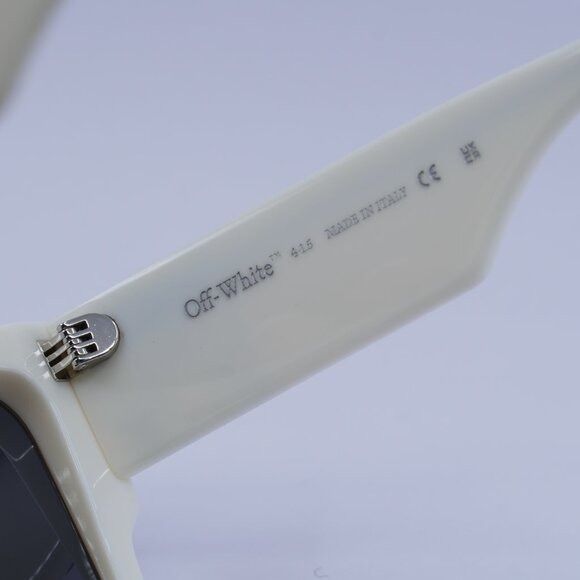Off-White Off-White OERI14F MARION 0107 Sunglasses White Shield Frame Size ONE SIZE - 7 Thumbnail