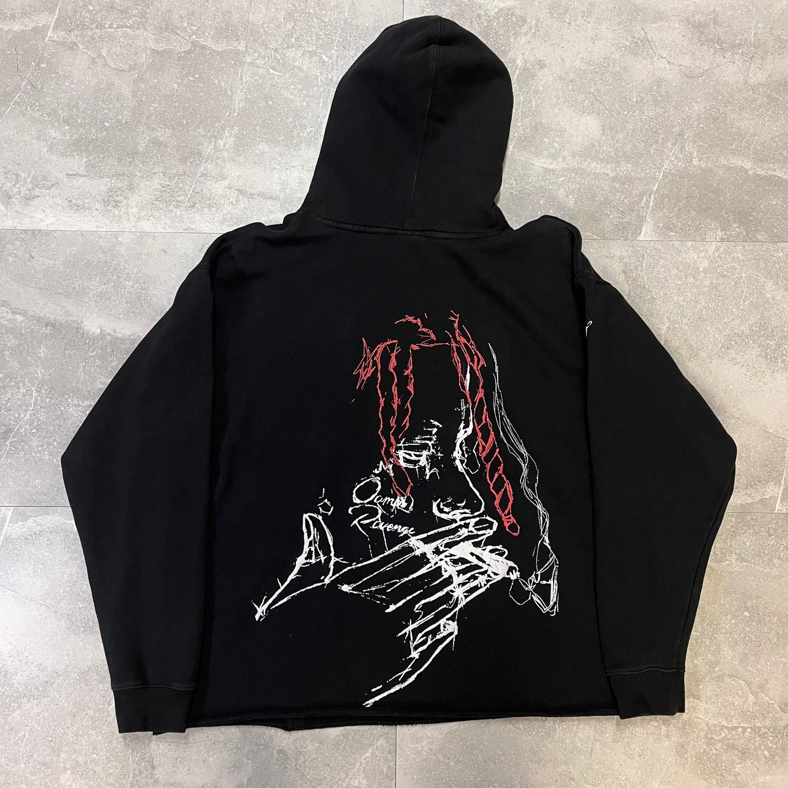 Revenge Revenge XXX graphic. Crazy grail double Xl revenge hoodie. Size US XXL / EU 58 / 5 - 2 Thumbnail