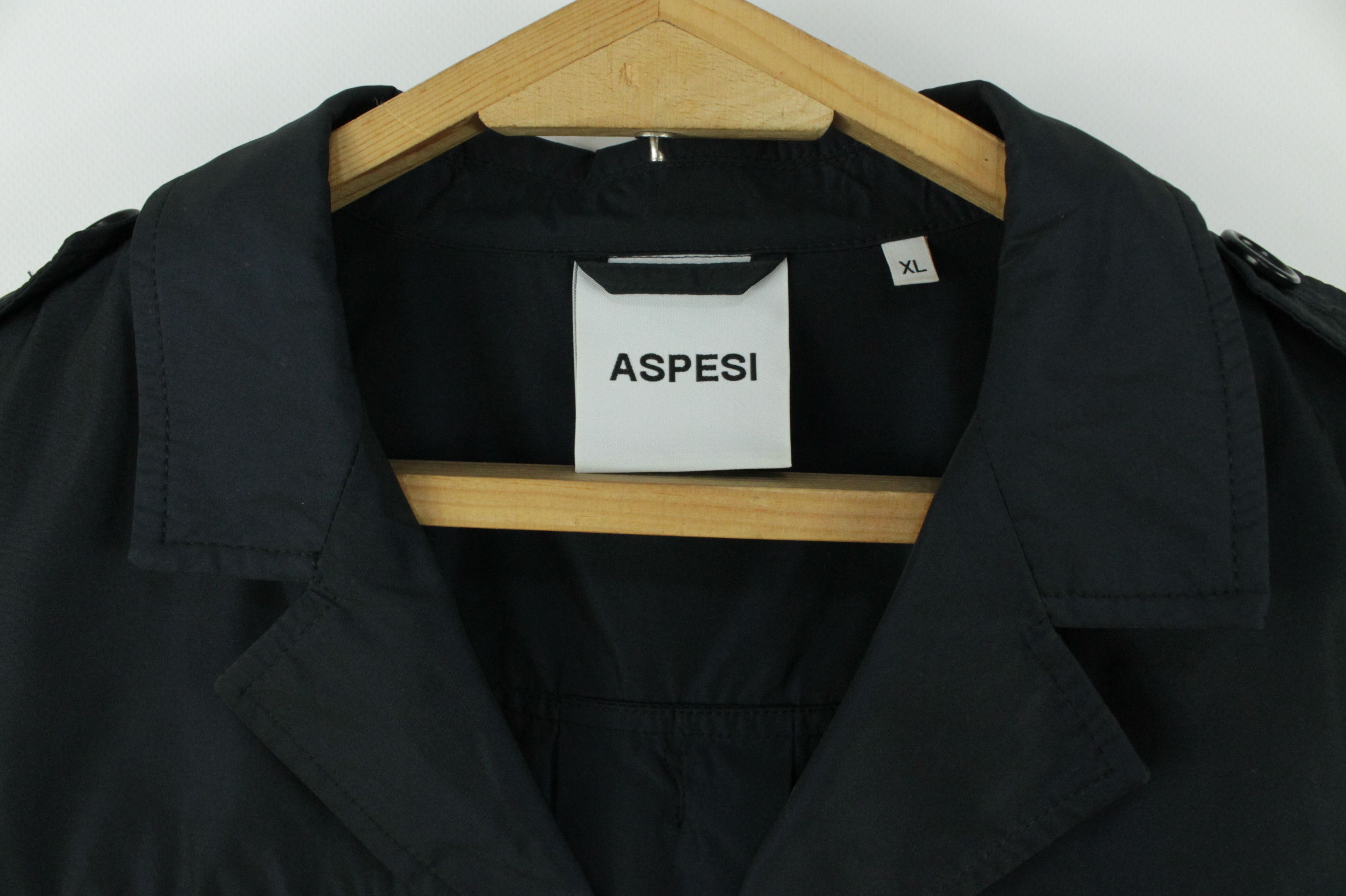 Aspesi × Designer Aspesi Belted Safari Navy Jacket Women's Size XL / US 12-14 / IT 48-50 - 5 Thumbnail