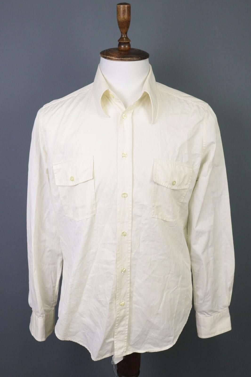 Kenzo Kenzo Homme White Long Sleeve Button Down Shirt Size 41 / 16 Size US M / EU 48-50 / 2 - 1 Thumbnail