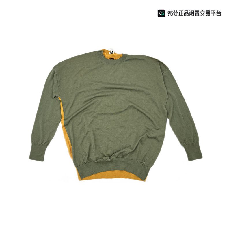 Loewe LOEWE Two-Tone Crewneck Long-Sleeve Knit Sweater Size US M / EU 48-50 / 2 - 1 Thumbnail